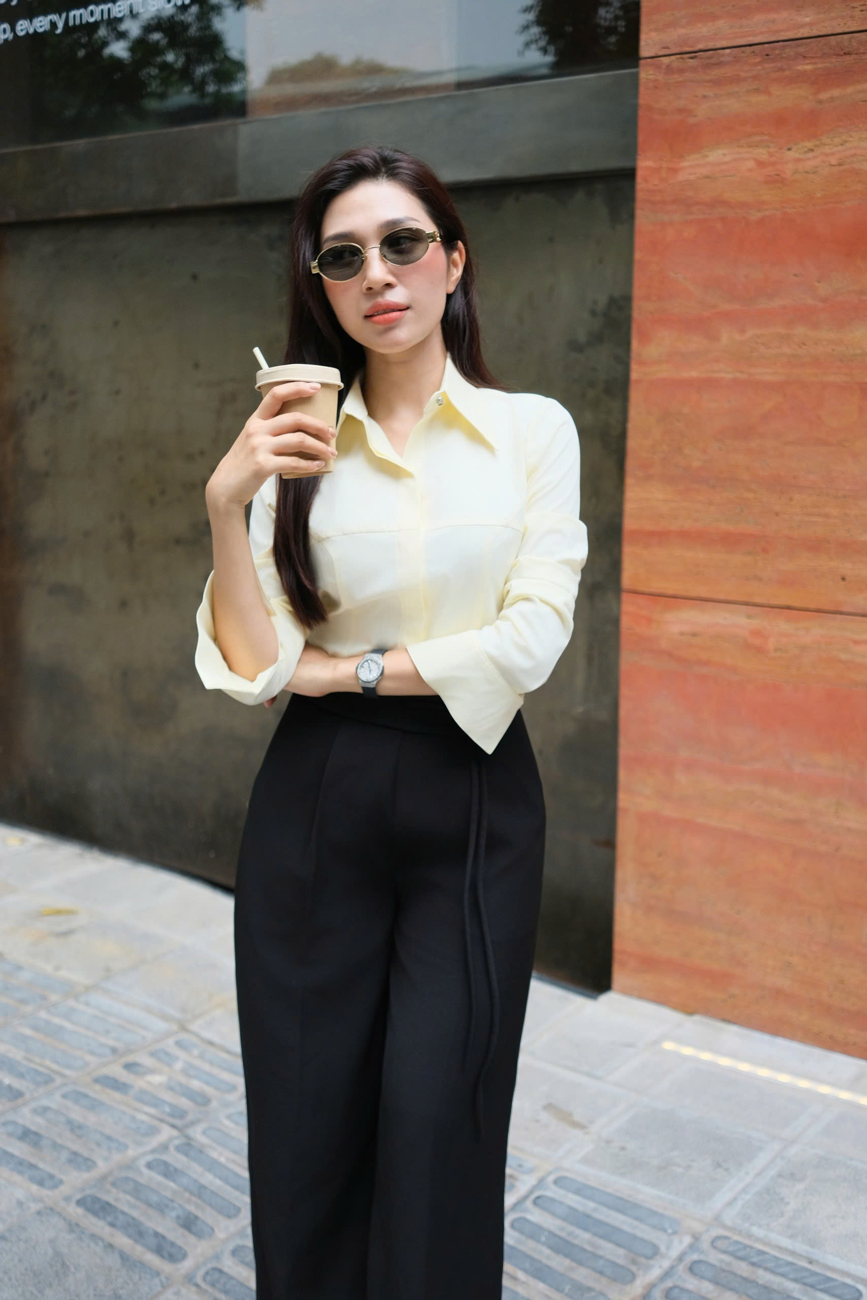 Q049 - Quần suông đen xếp cạp li_thumbnail_3