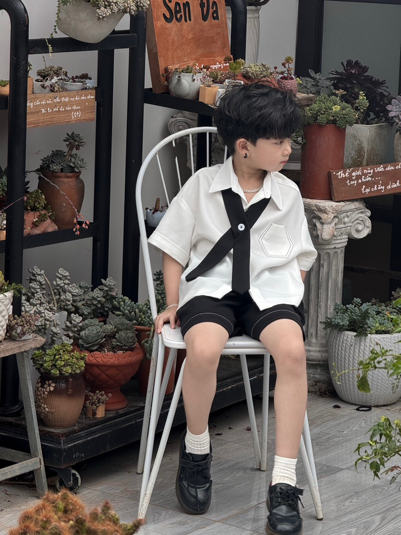 Bộ Quần Áo Xược Hàn Đùi Cho Bé Trai_thumbnail_3