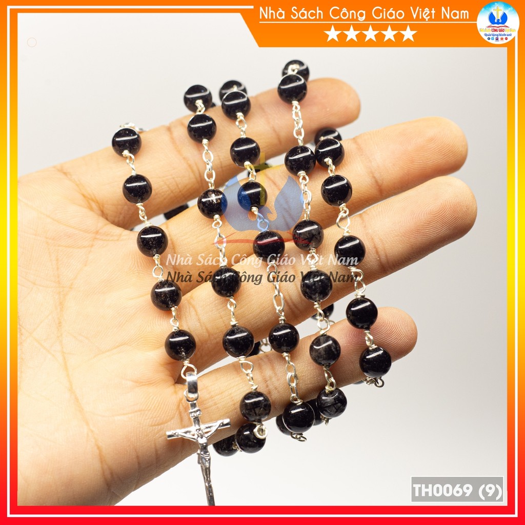 Chuỗi 50 đá đen mix bạc TH0069_thumbnail_2