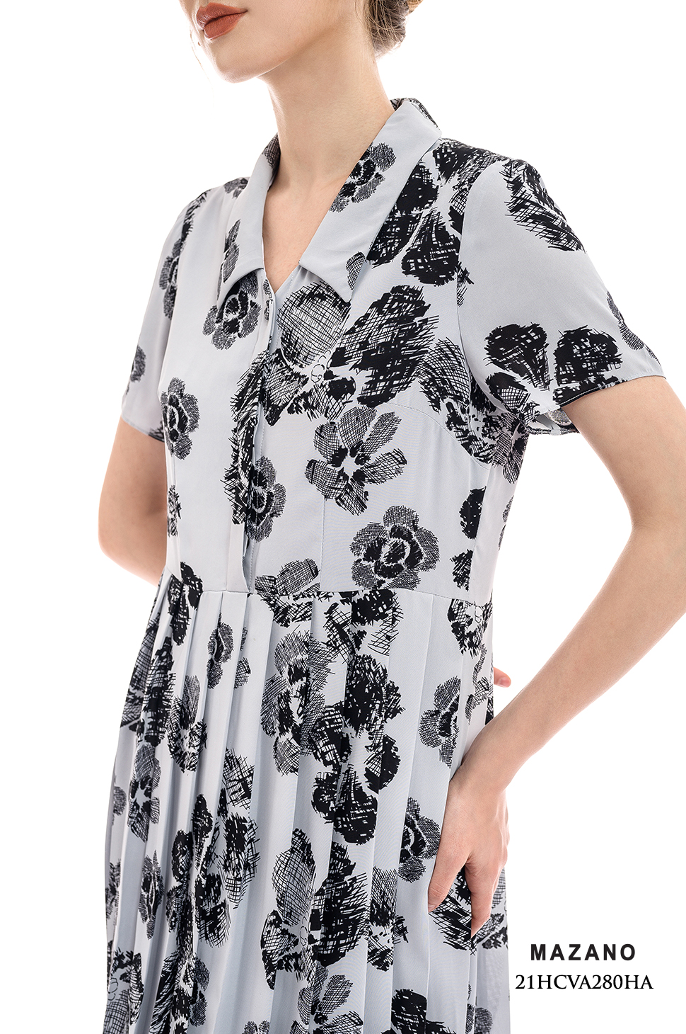 Đầm suông ghi đá họa tiết hoa dập ly_thumbnail_4