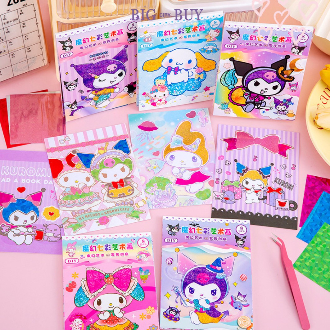 Tranh Bóc dán lấp lánh KUROMI_thumbnail_0