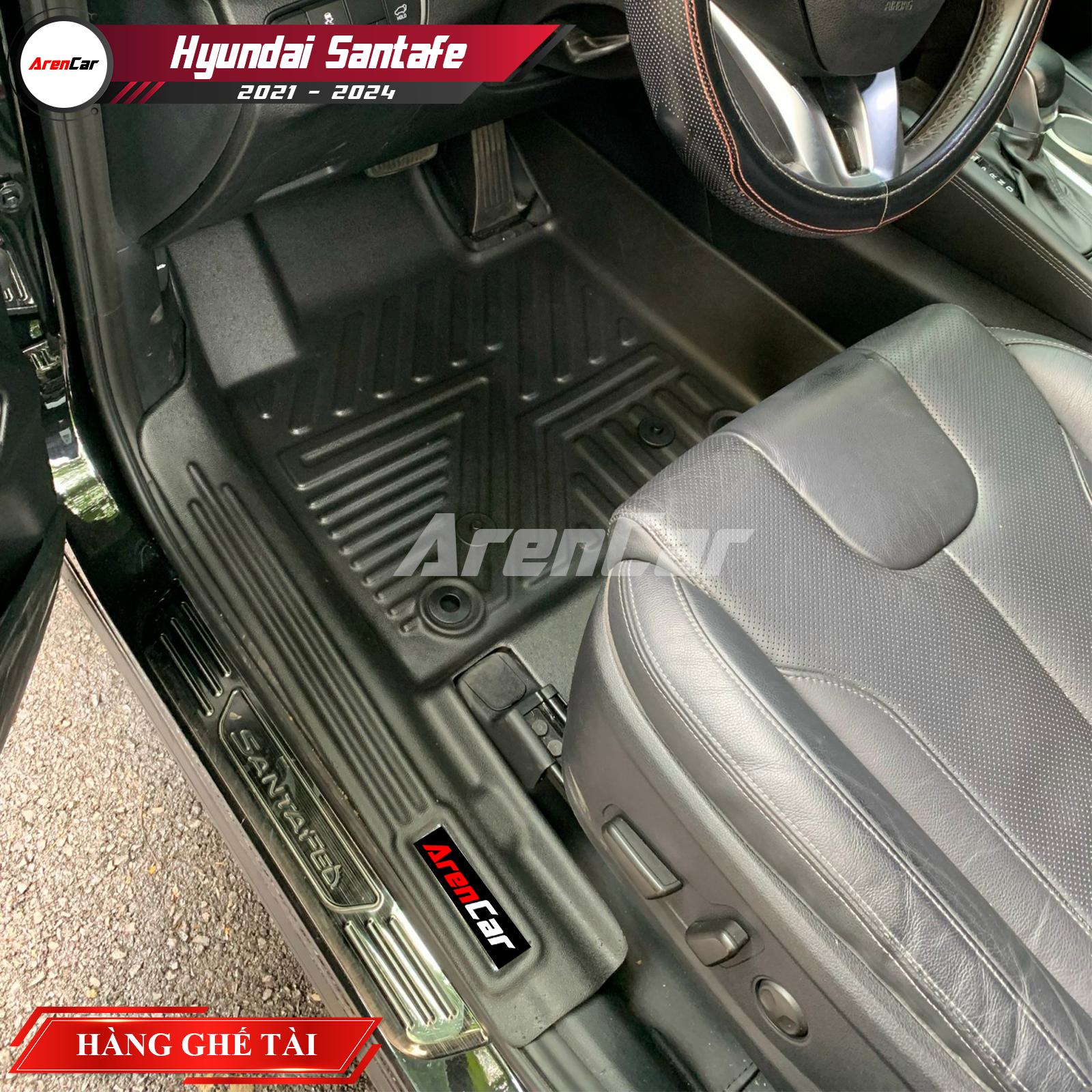[Aren Car] Thảm Lót Sàn Ô Tô TPE Nhựa Đúc Hyundai Santafe_thumbnail_29