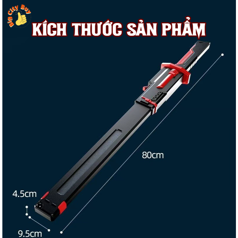 Thanh gươm Samurai phát sáng đánh lửa phun khói tuyệt đỉnh, Đồ Chơi Kiếm Samurai cho bé_thumbnail_7