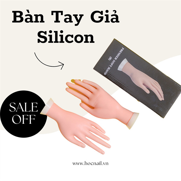 Bàn tay giả silicon tập làm nail - loại ngón dẻo linh hoạt_thumbnail_0
