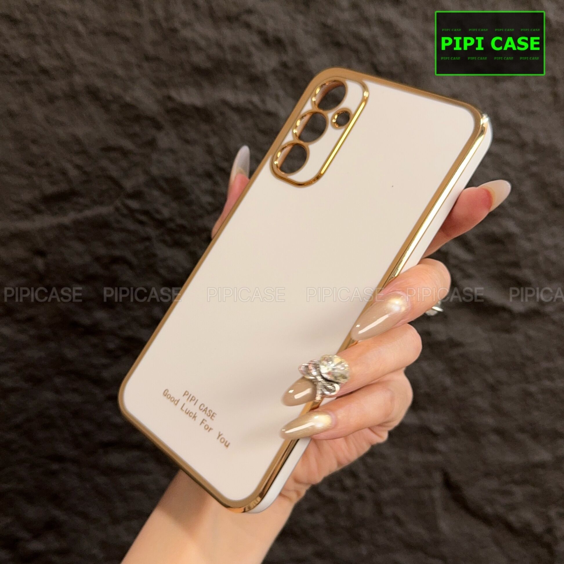 Ốp Lưng Samsung A34 - Royal - Trắng
