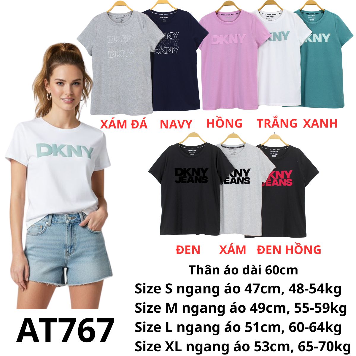 AT767 - Áo thun tay ngắn DK