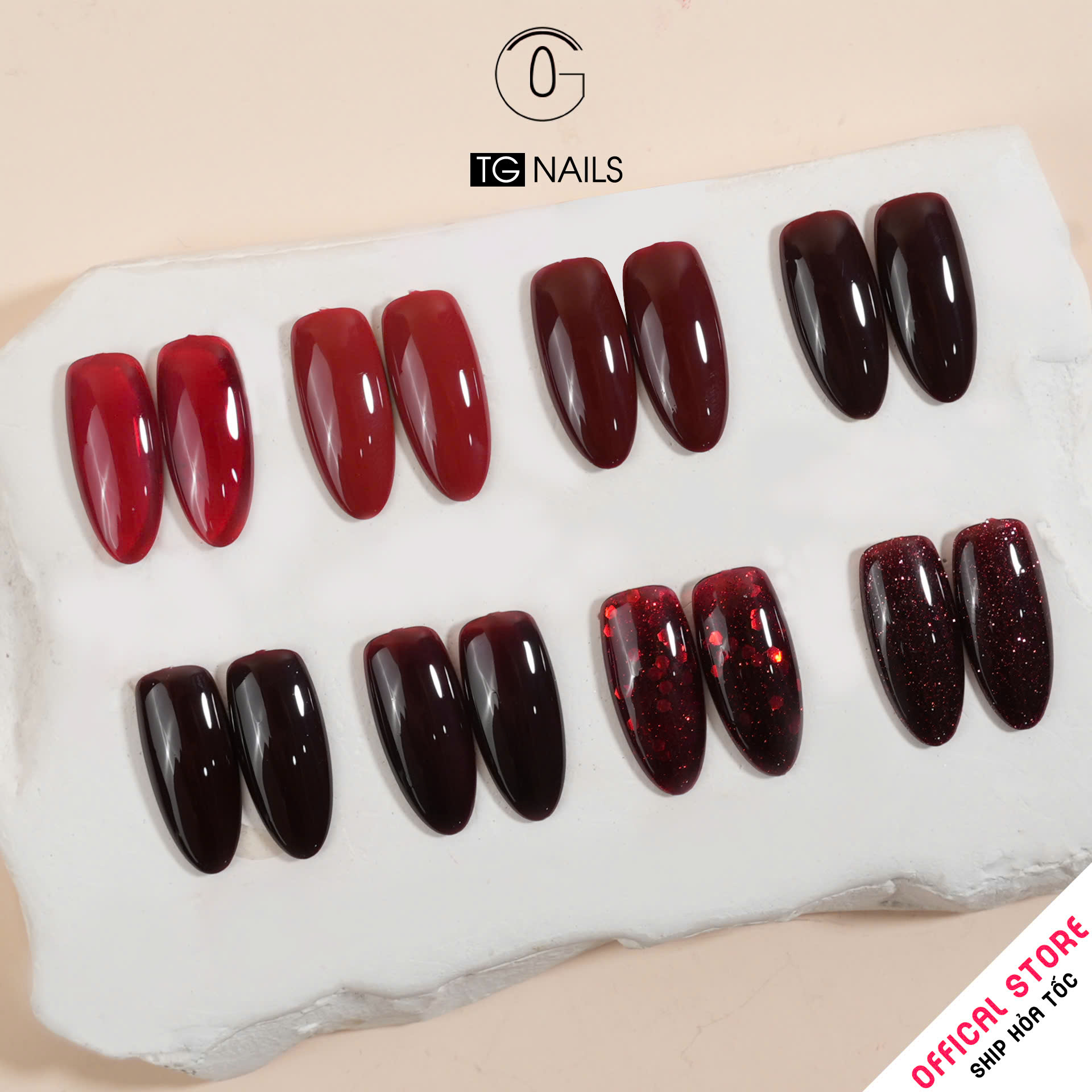 Sơn móng gel TG. Dung tích: 15ml/ lọ. Nhãn hàng TG nail._thumbnail_3