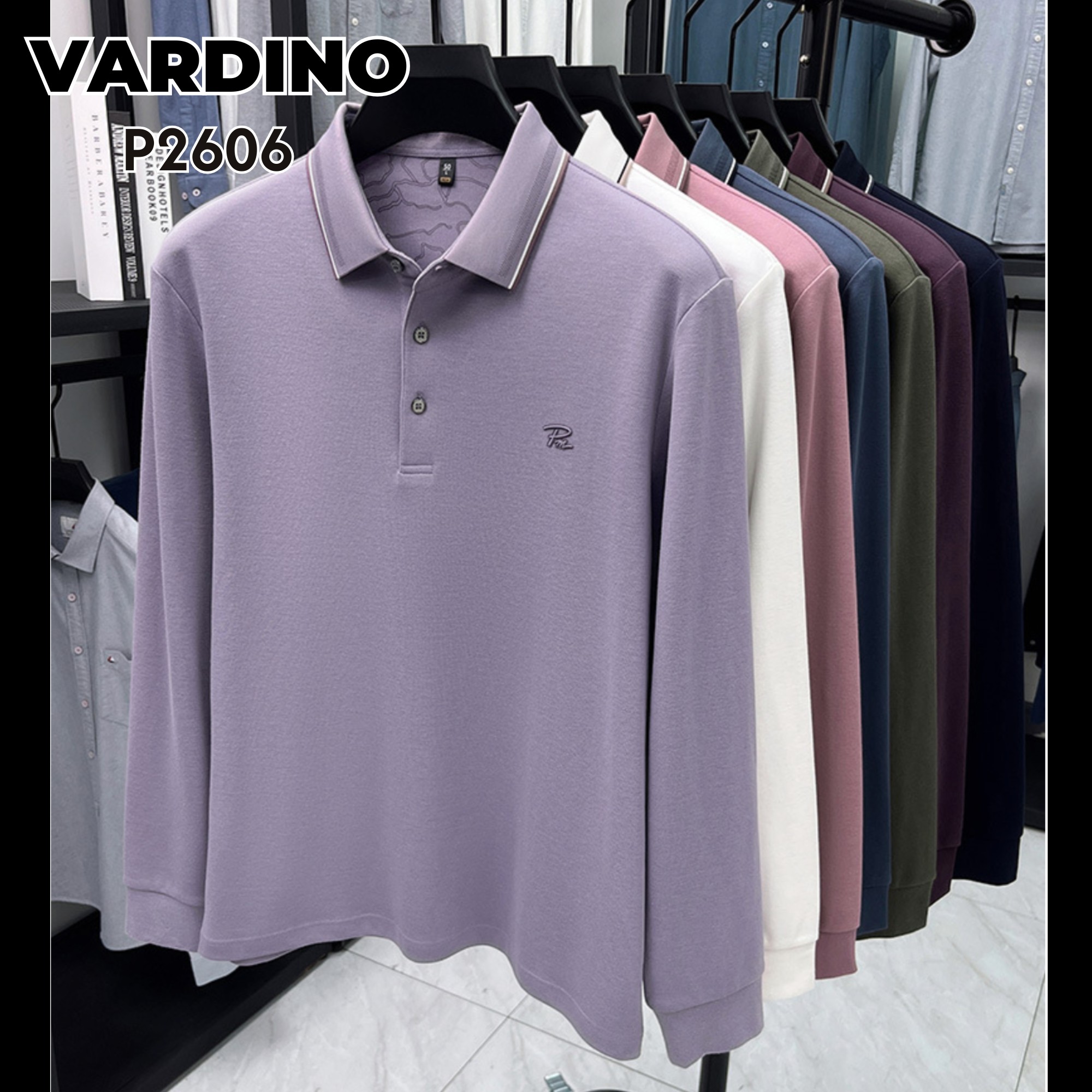 Áo polo nam dài tay Vardino P2606_thumbnail_10