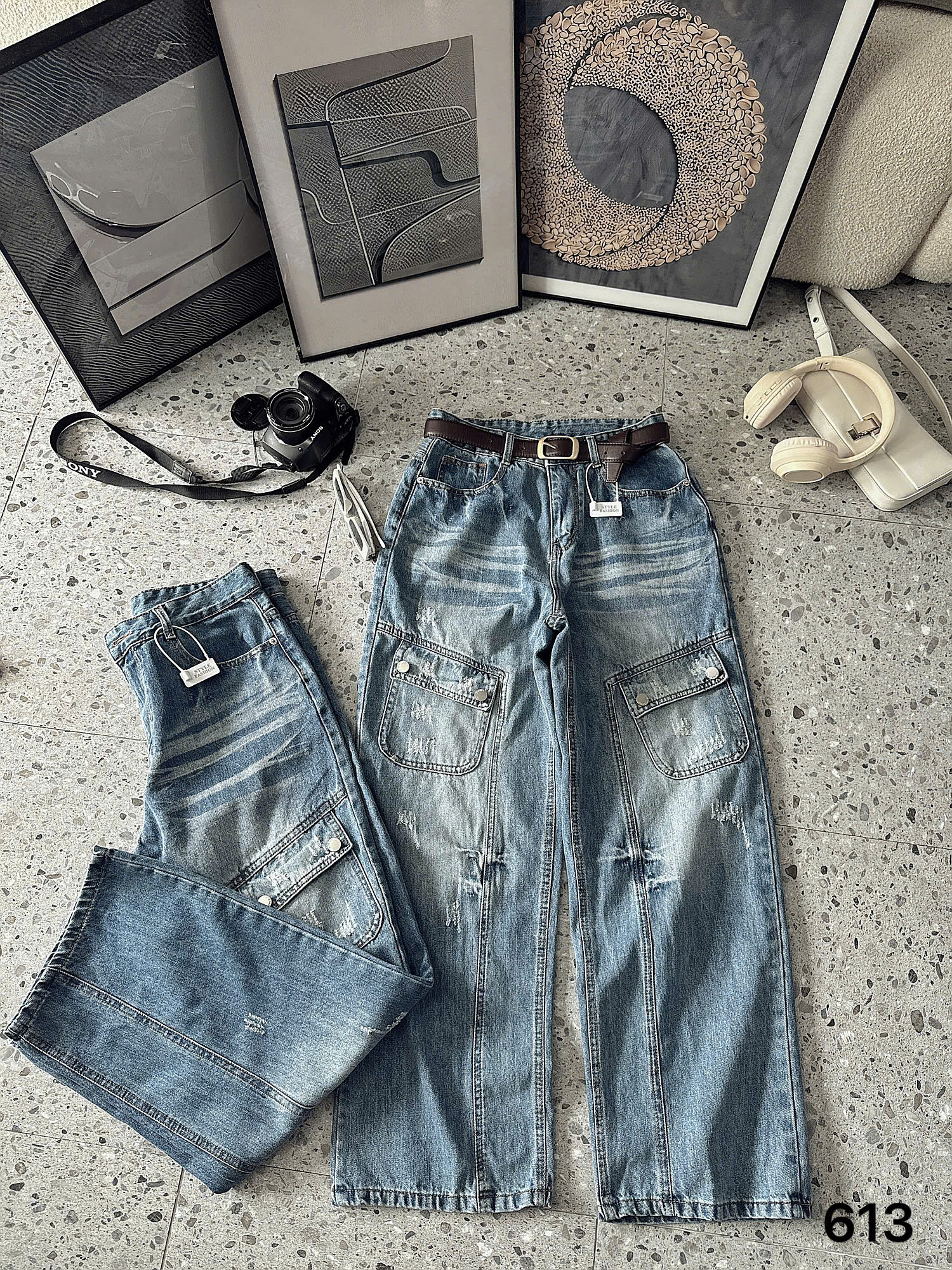 BIGSIZE NỮ-Quần suông túi hộp T-QJ613_thumbnail_5