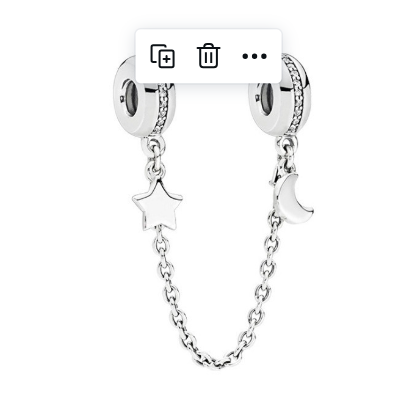 CX8 - Charm xích đôi trăng sao