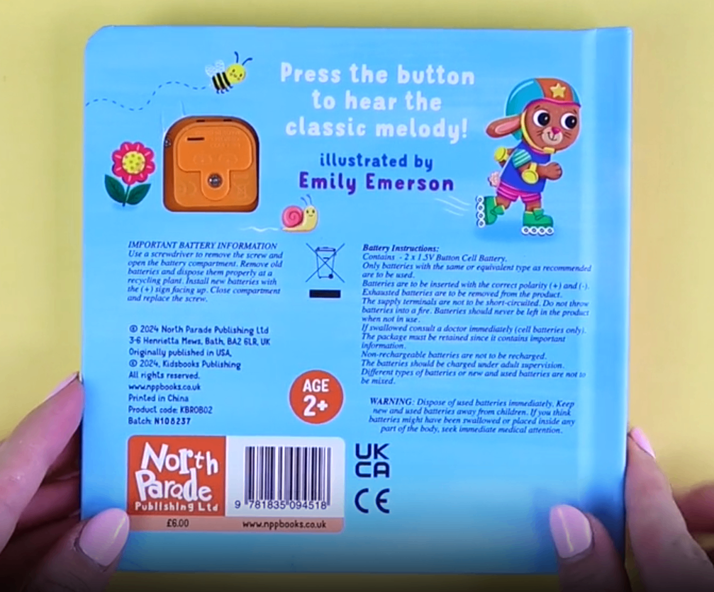 ROUND BUTTON SOUND BOOK - THE WHEELS ON THE BUS (FSC)_thumbnail_2