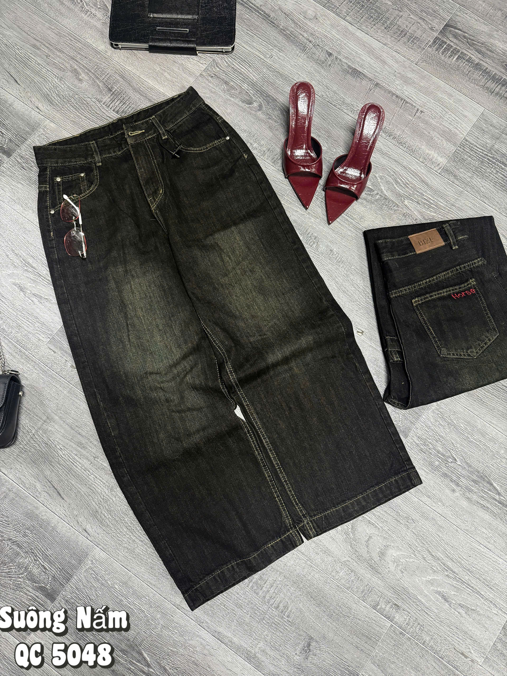 BIGSIZE NỮ - Quần jean suông thêu kiểu T-QJ5048_thumbnail_3