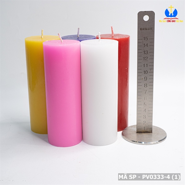 Nến trụ màu tím 15cm Vivian_thumbnail_2