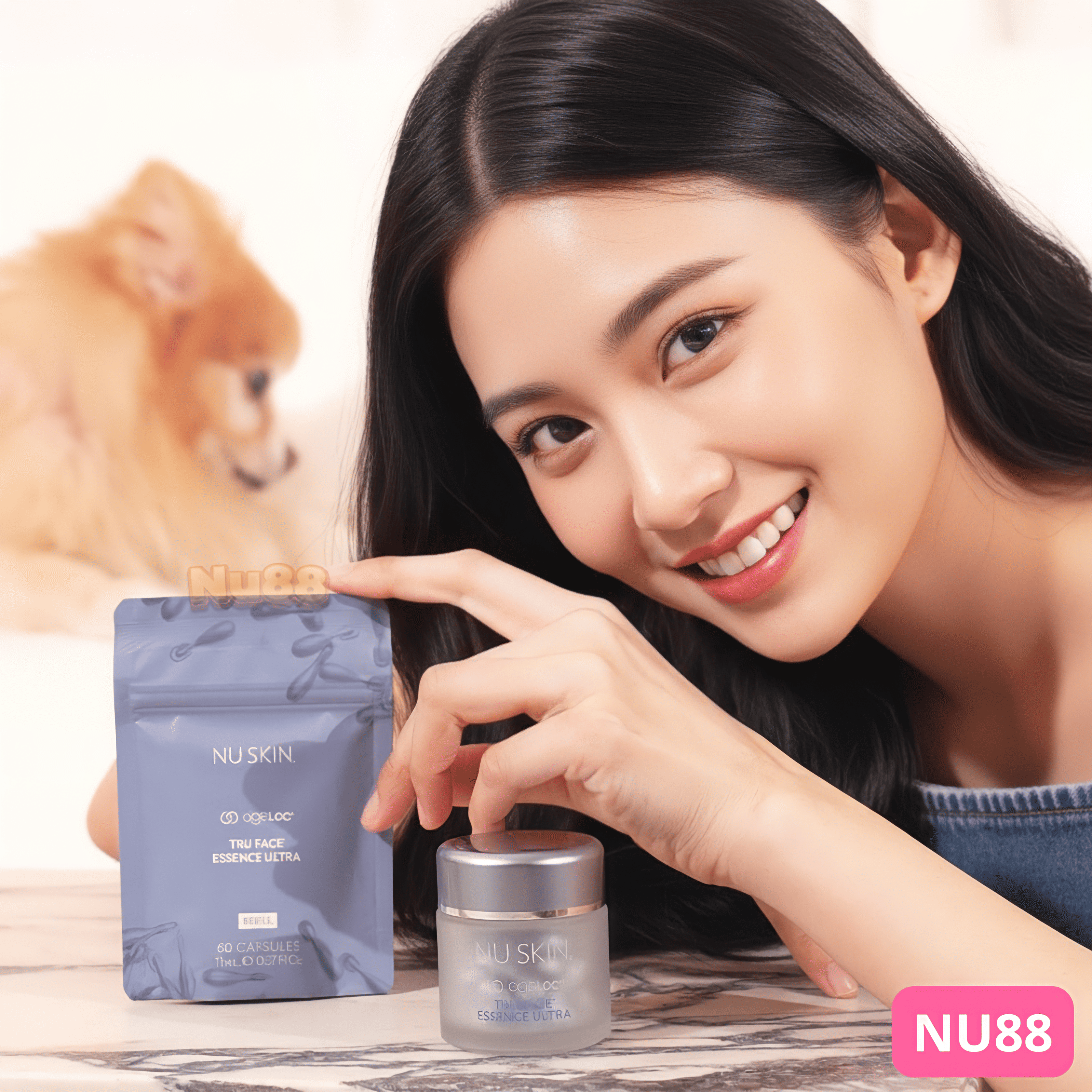 Tinh chất tạo độ săn chắc cho da ageLOC Tru Face Essence Ultra Nu Skin dang gói 60 viên_thumbnail_2