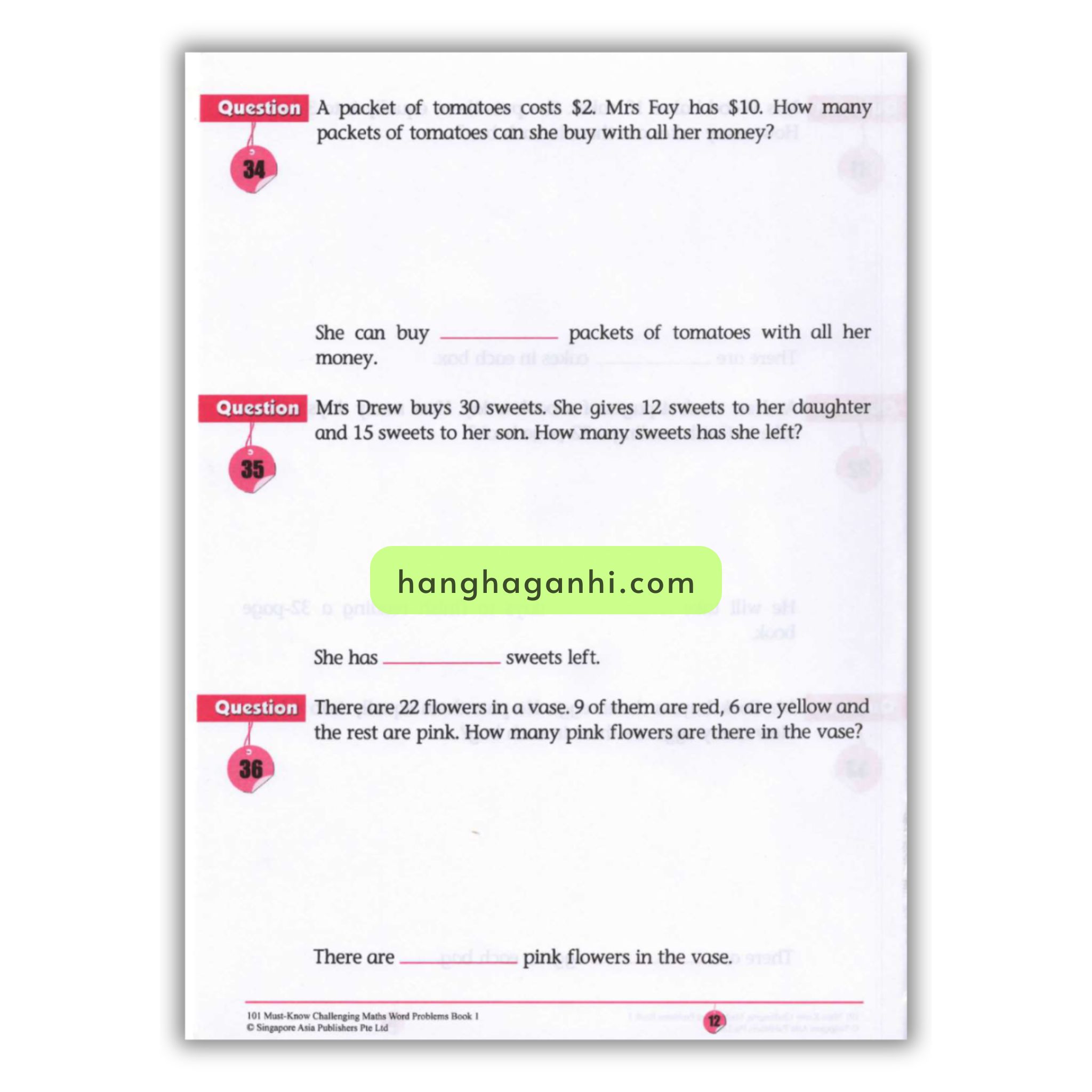 Sách 101 Must- Know Challenging Maths Word Problems Book 1_thumbnail_2