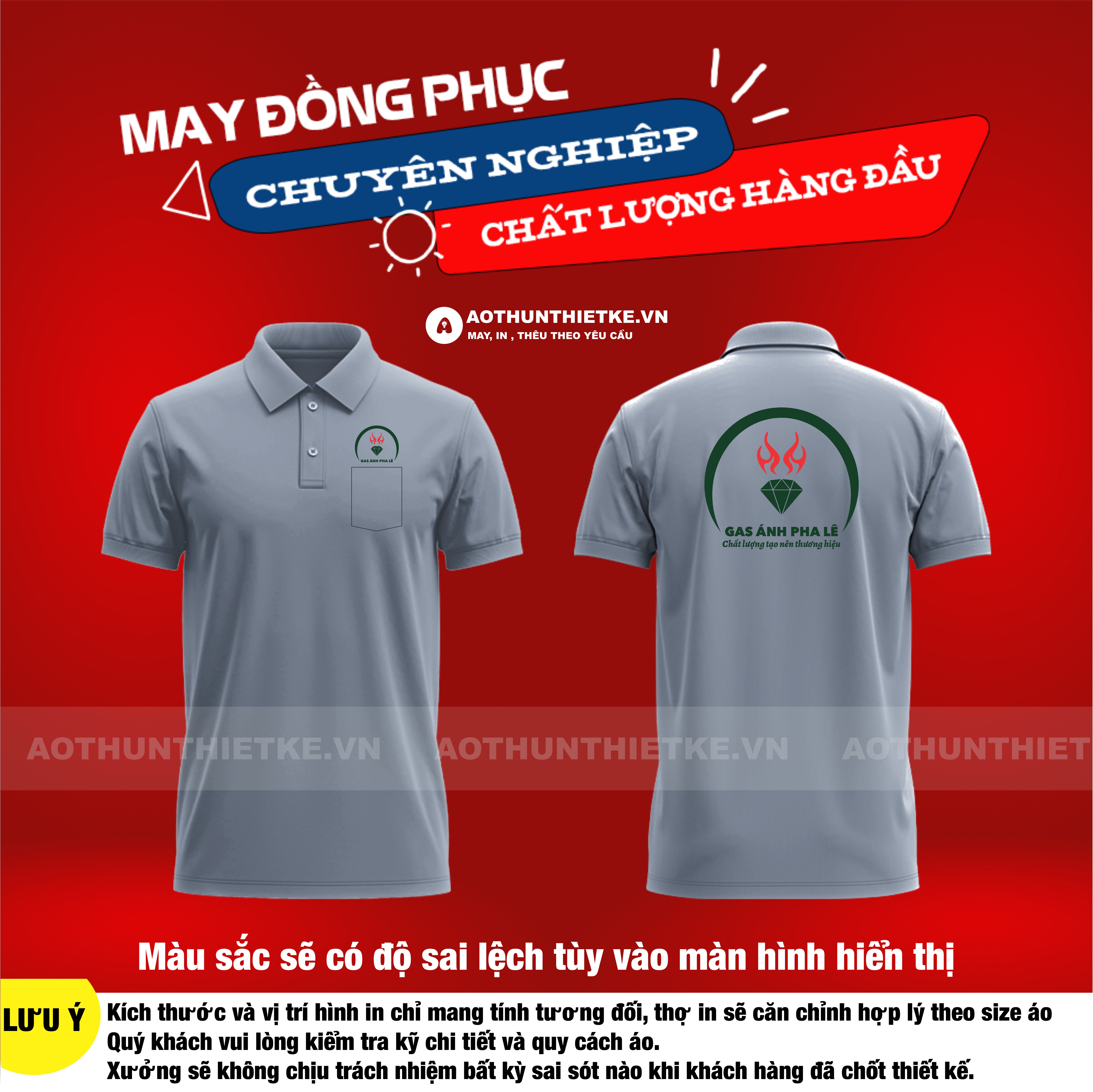 Áo Đồng Phục Công Ty Gas Ánh Lê