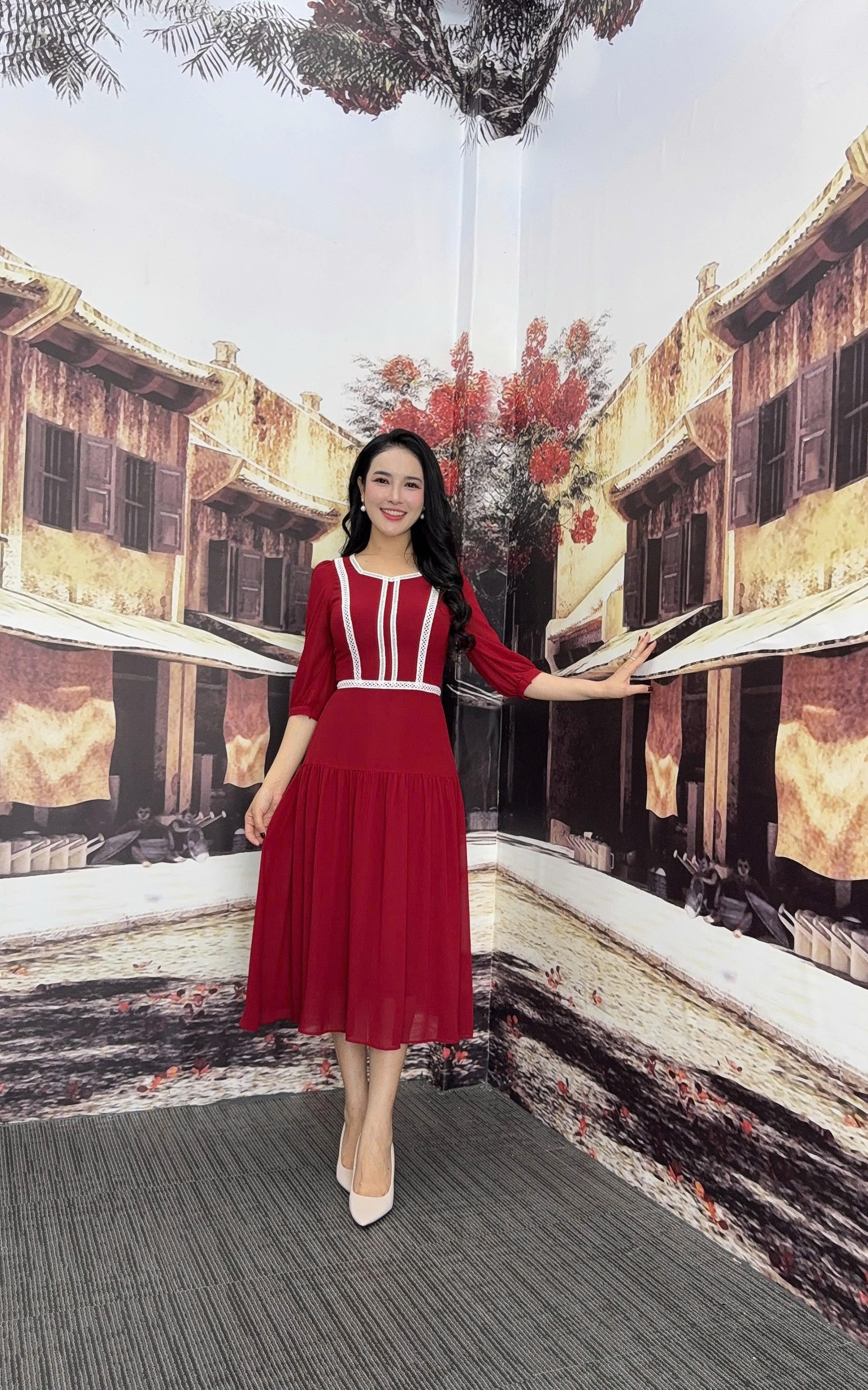 Đầm xòe - Y1988 - Thương hiệu Zonbig_thumbnail_1