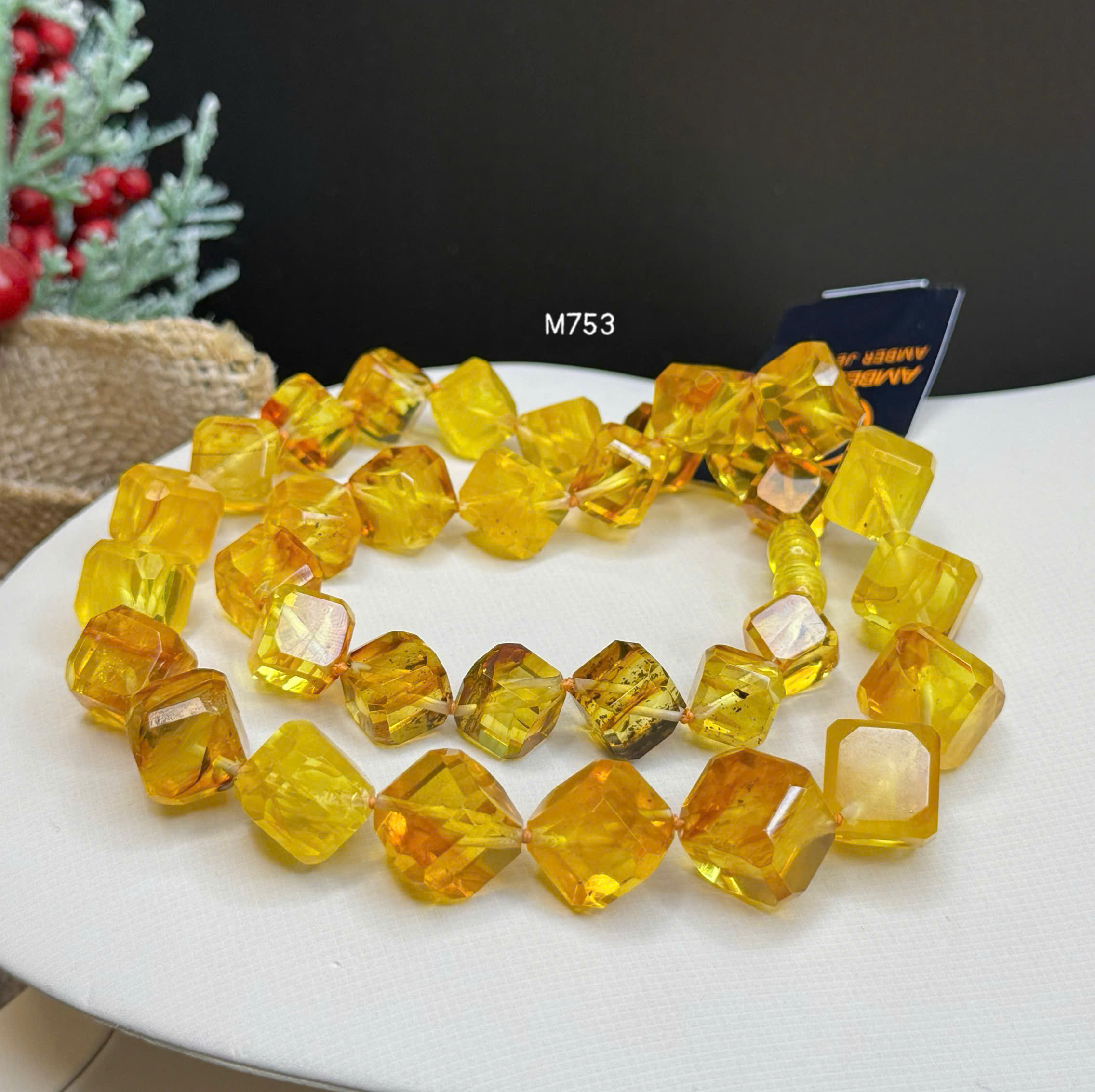 Vòng Cổ Khảm Trai Ánh Cam - M753_thumbnail_2