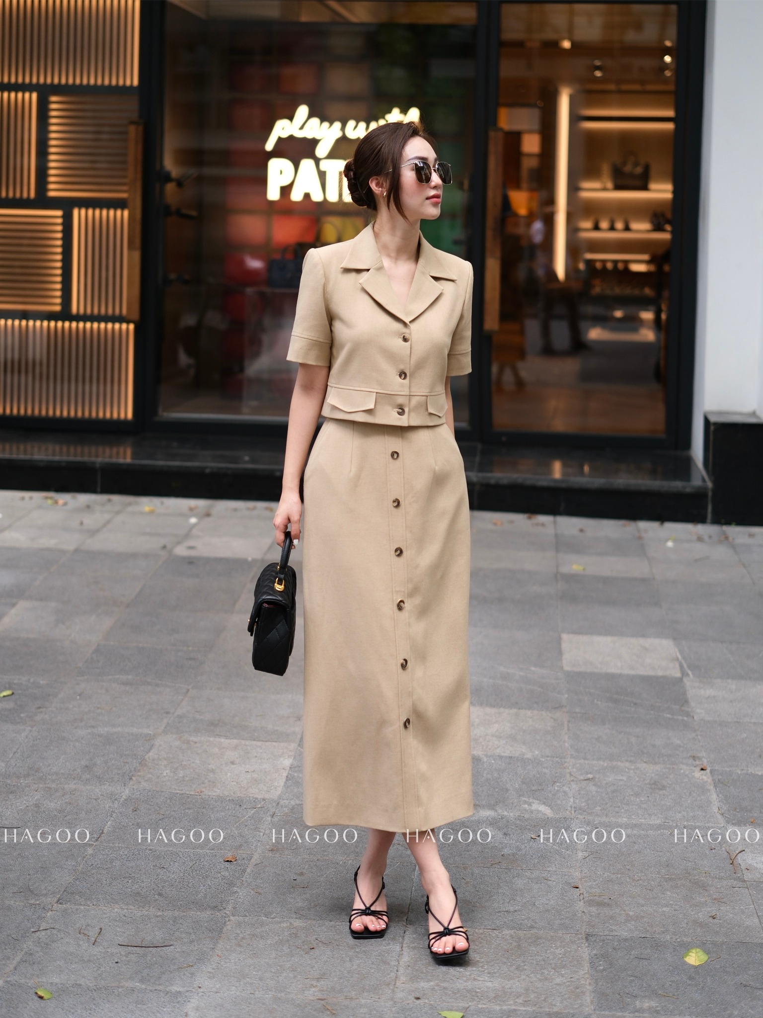 Set áo vest lửng và chân váy HAGOO_thumbnail_3