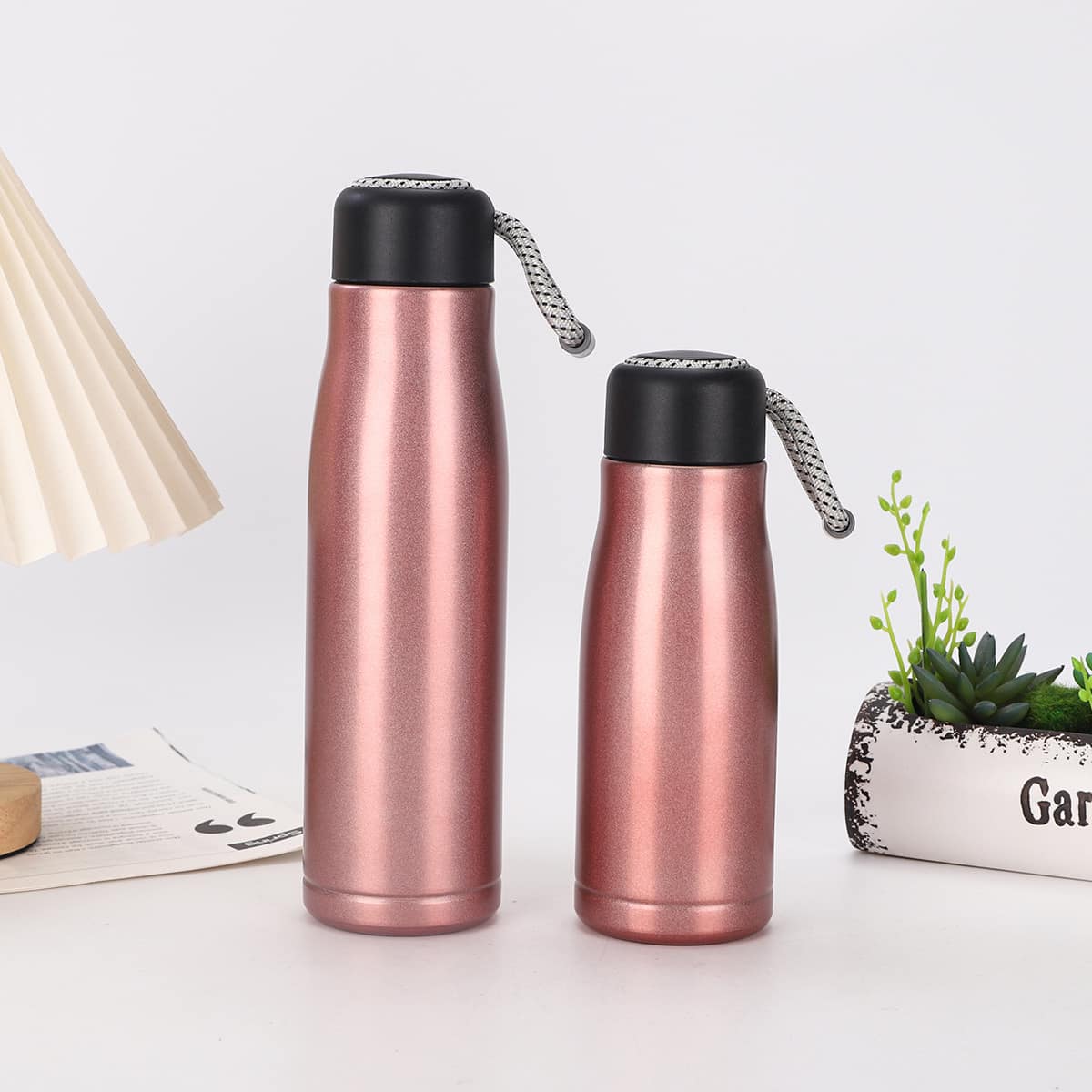 Bình giữ nhiệt 550ml Hồng - SM-08