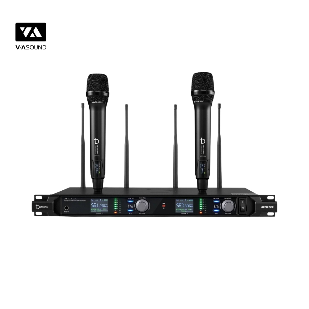 Micro Không Dây DBACOUSTIC DB750 PRO