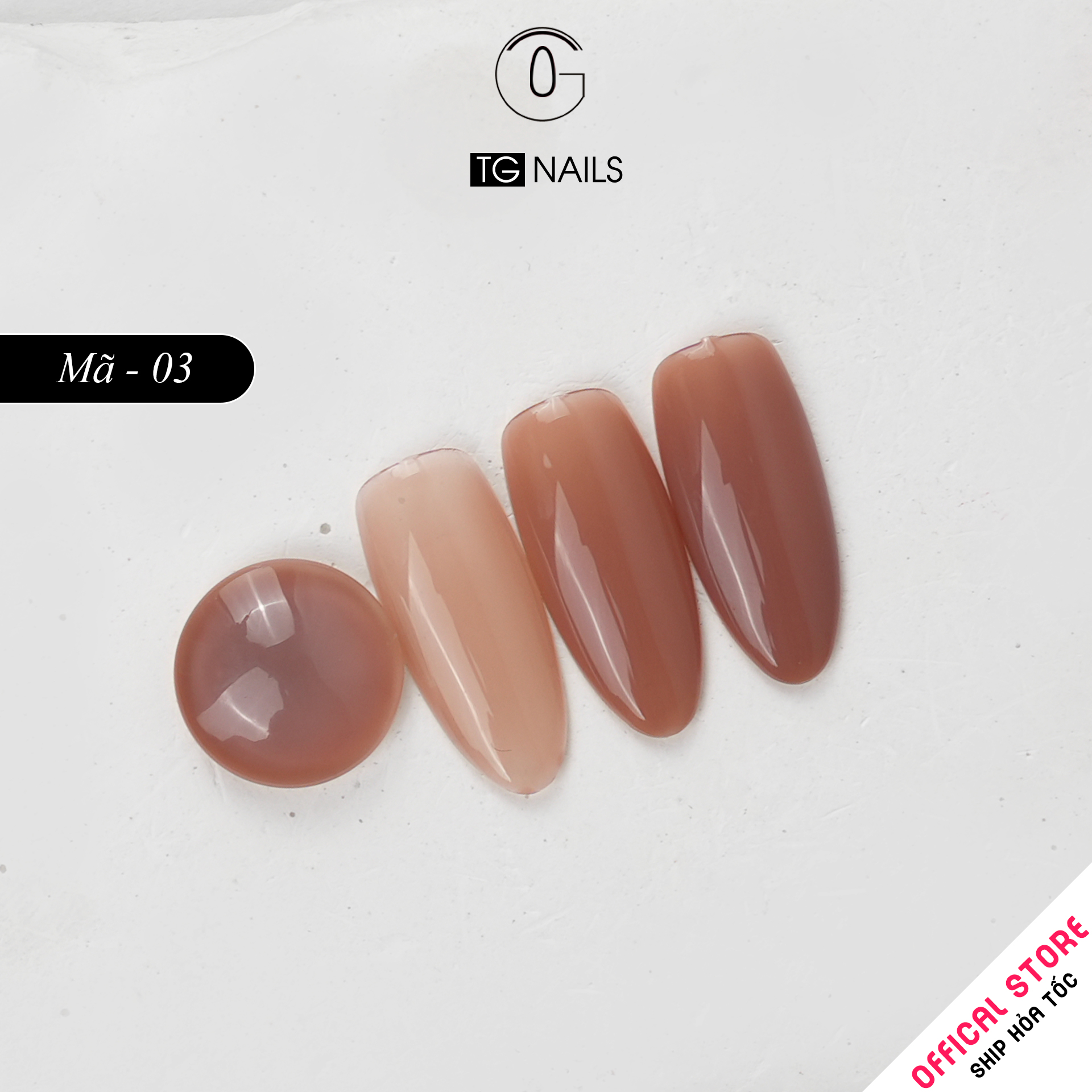 Sơn gel thạch đục TG cọ tròn chai hồng 15ml_thumbnail_9