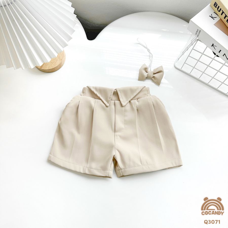 Quần cộc BE cạp vạt tam giác + nơ cổ_thumbnail_1