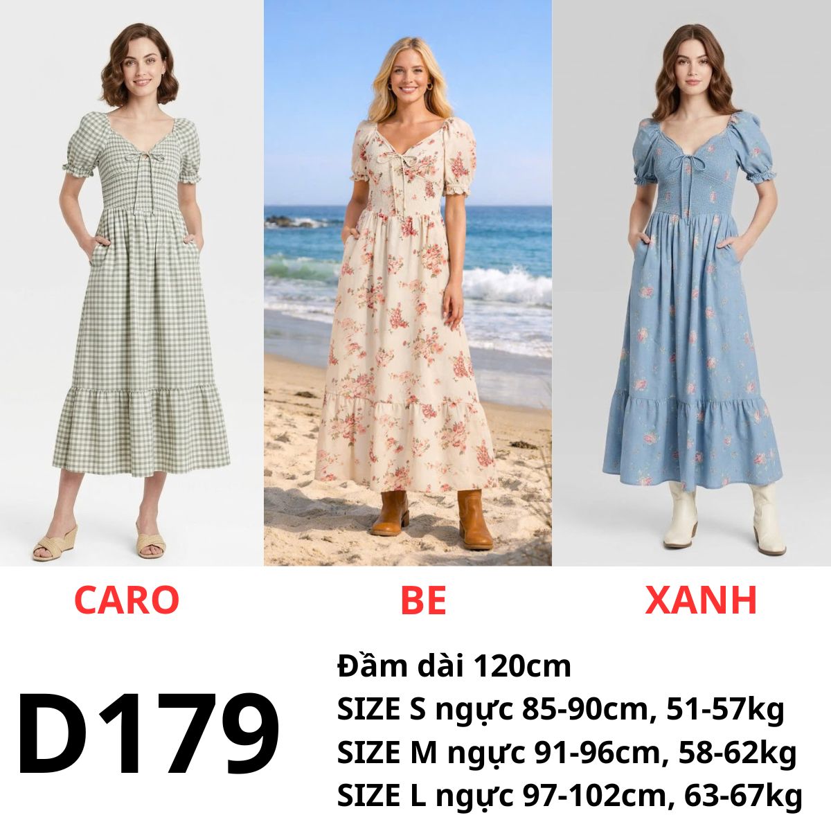 D179 - Đầm maxi