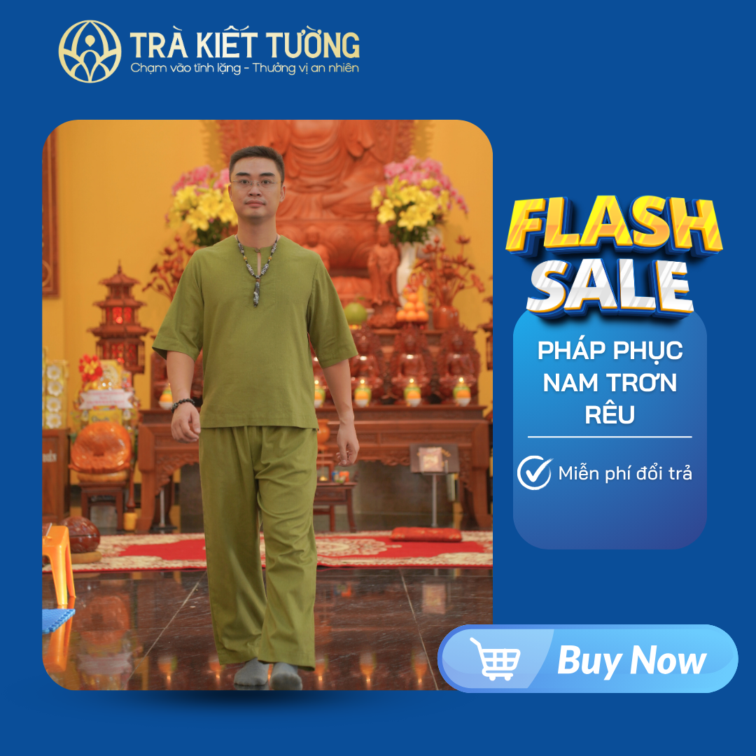 PHÁP PHỤC NAM TRƠN XANH RÊU