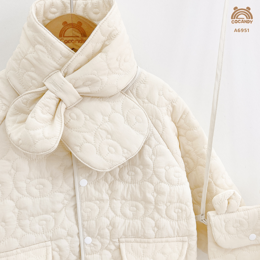 Sét áo khoác BE trần bông cúc TRẮNG_thumbnail_3