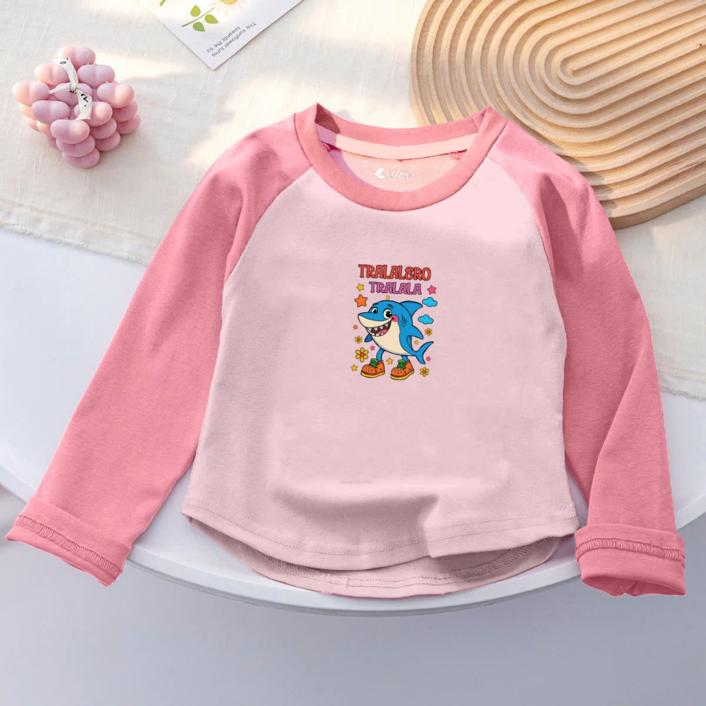 Áo Thu - Đông cho bé gái  in hình Tralalero Tralala, Ballerina Capucina  - Loza Kids AD002_thumbnail_1