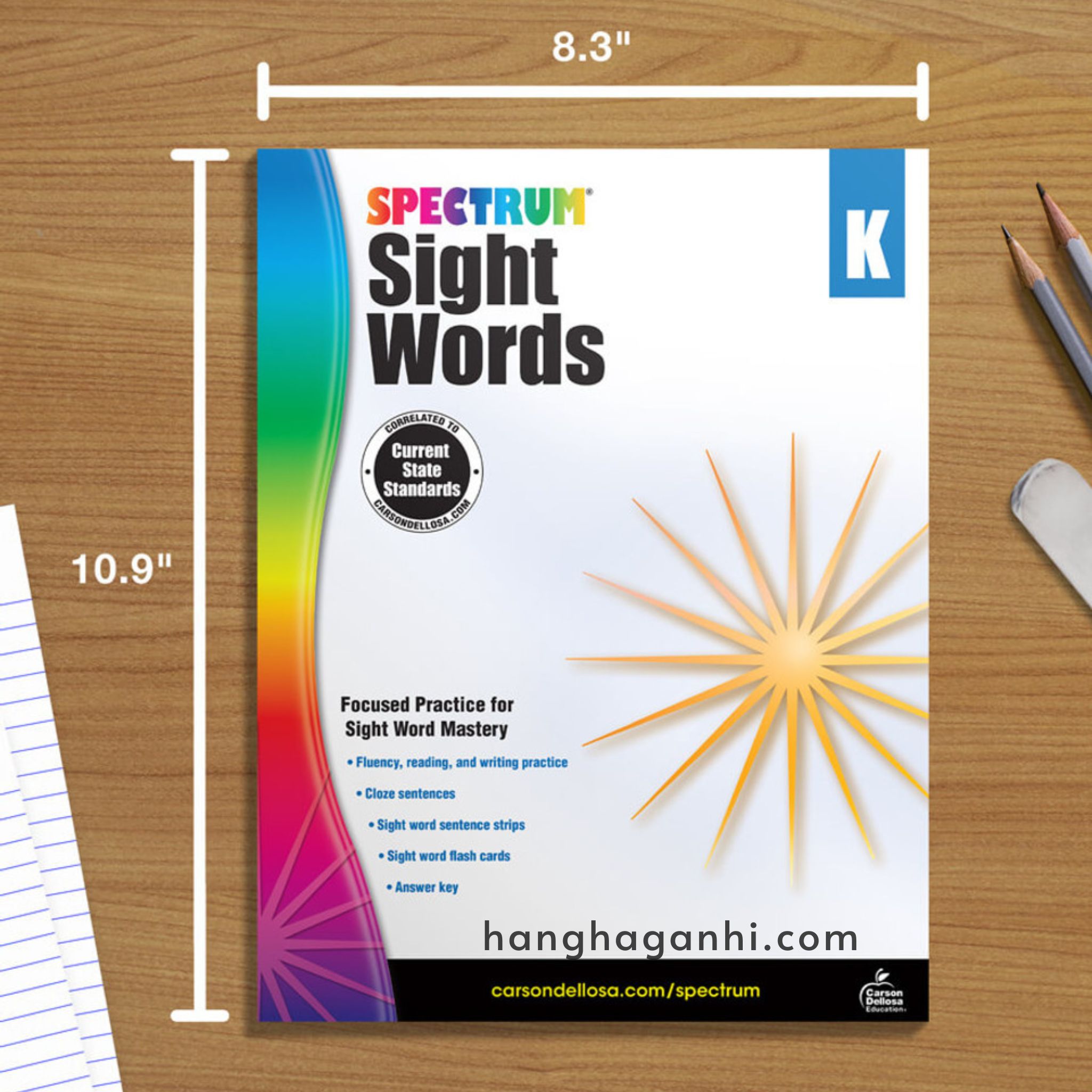 Sách Spectrum Sight Words Workbook Grade K_thumbnail_2