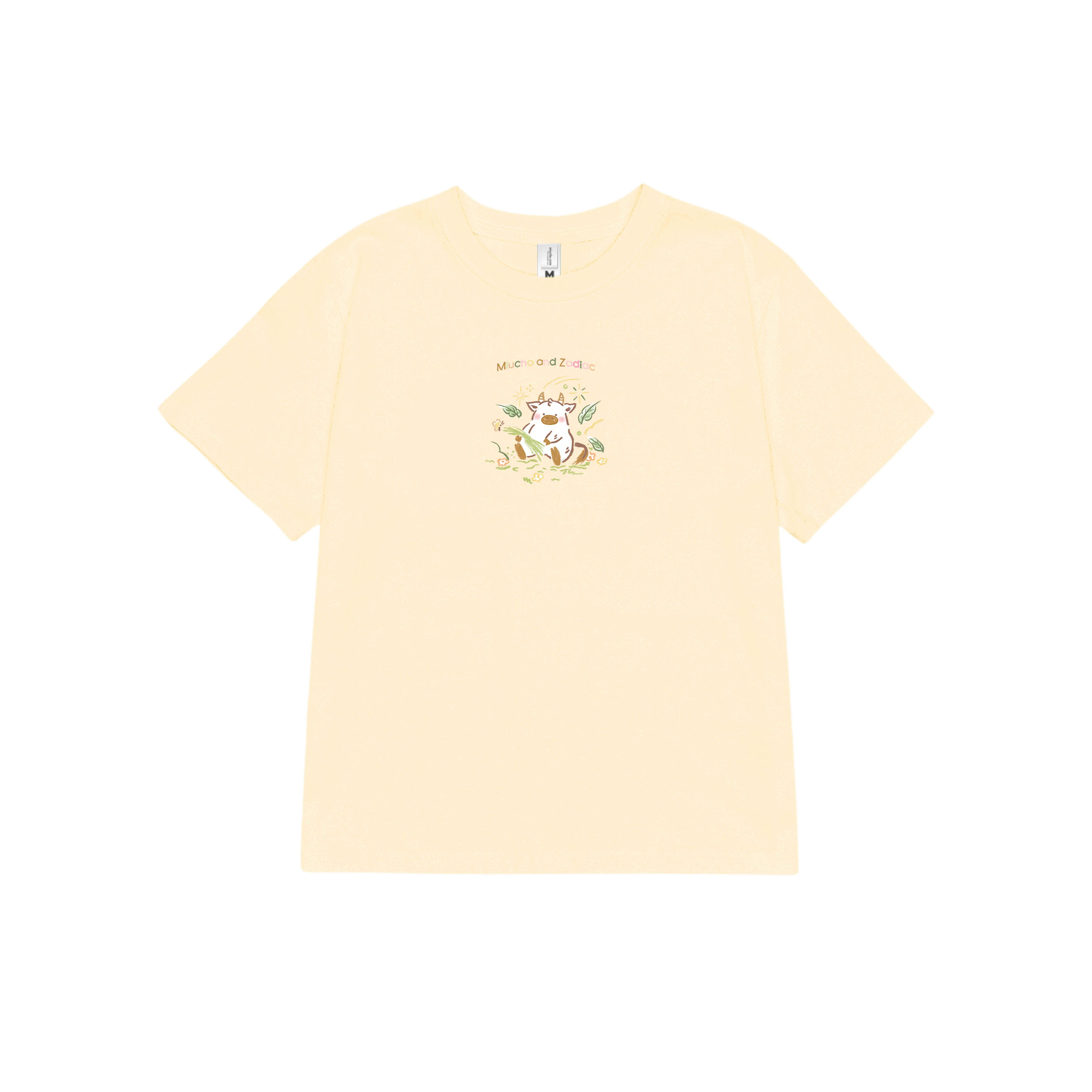 Áo baby tee 12 con giáp tuổi Sửu ( tuổi Trâu)  ABD396 Miucho cotton cổ tròn in graphic_thumbnail_9