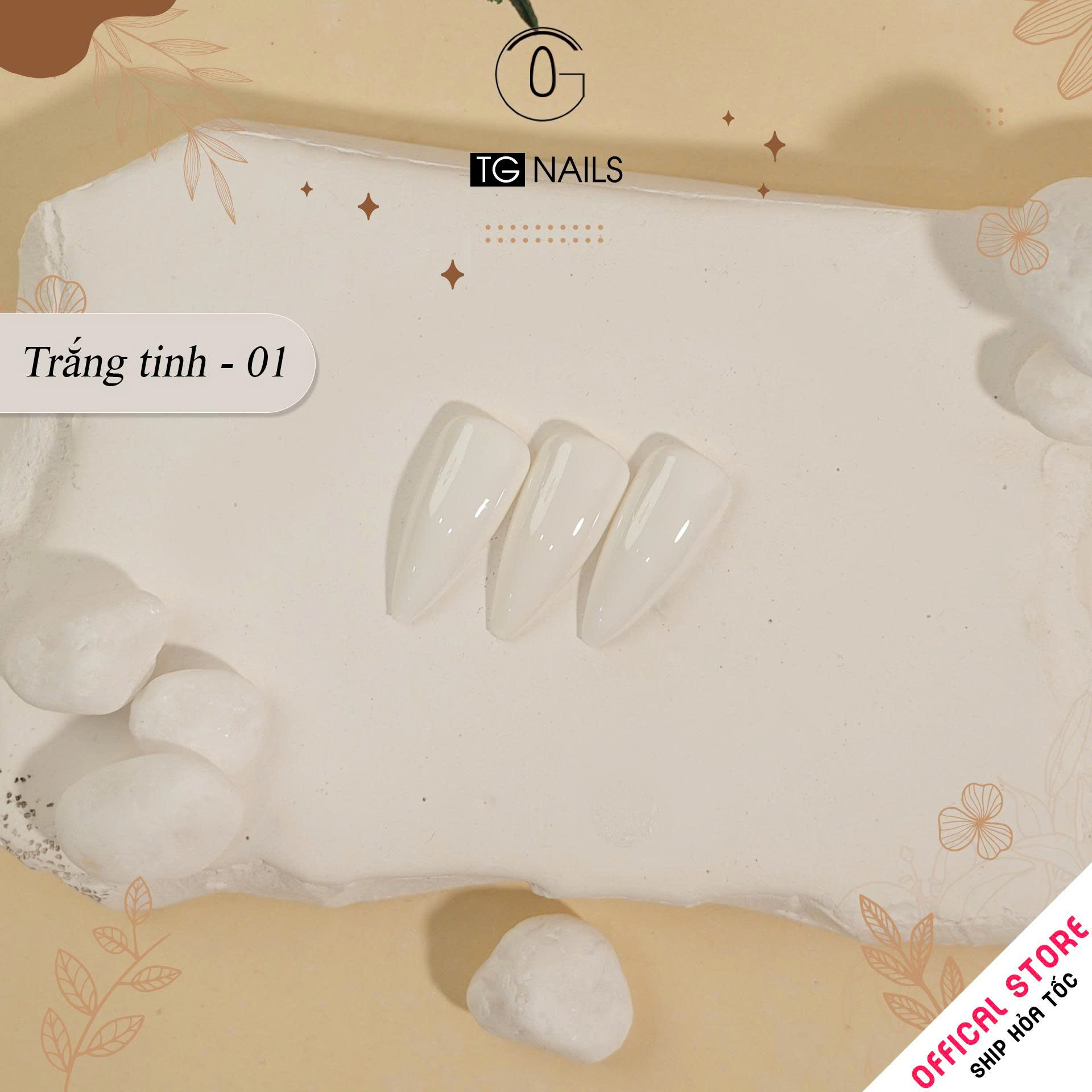 Sơn móng gel TG. Dung tích: 15ml/ lọ. Nhãn hàng TG nail.