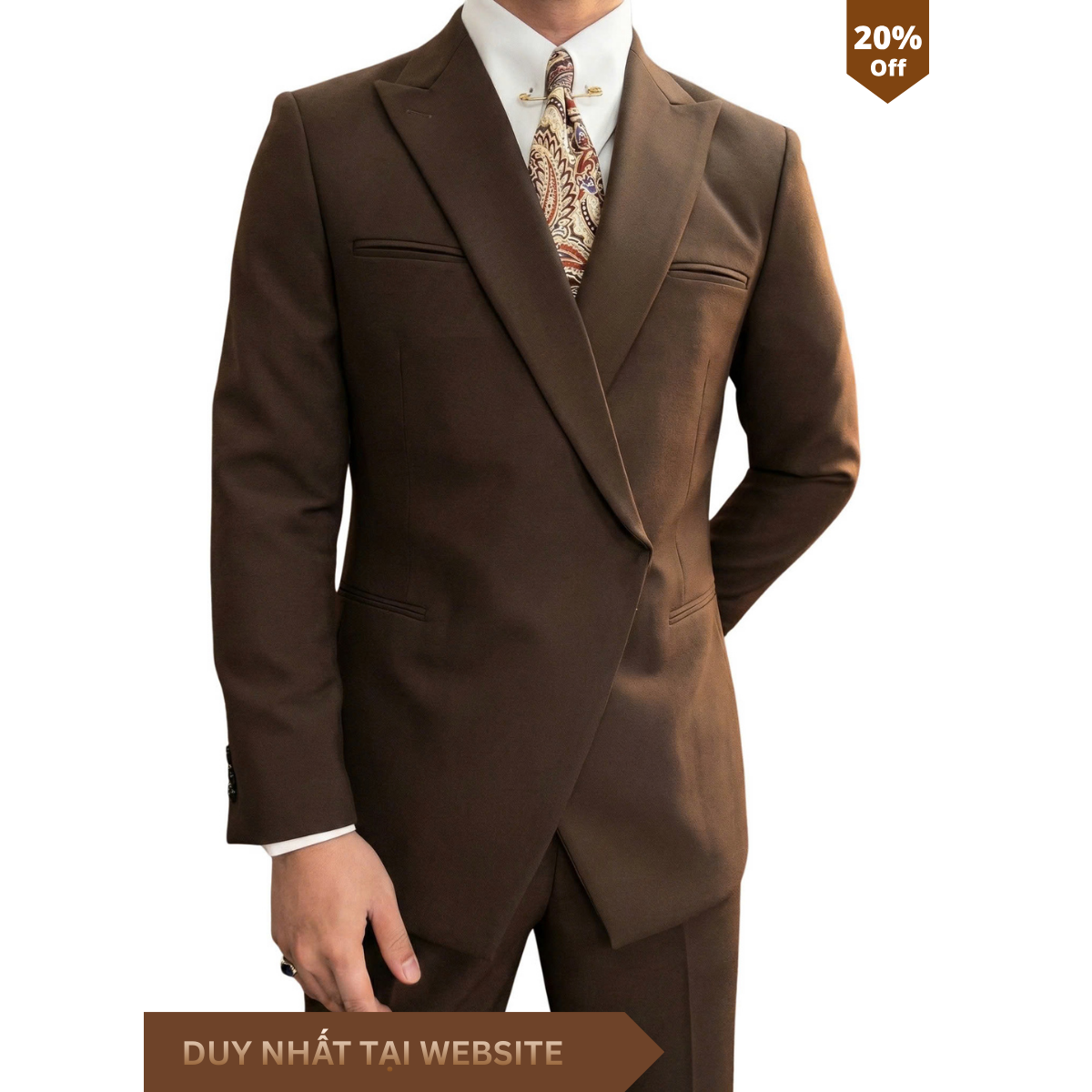 Hidden-Button Blazer