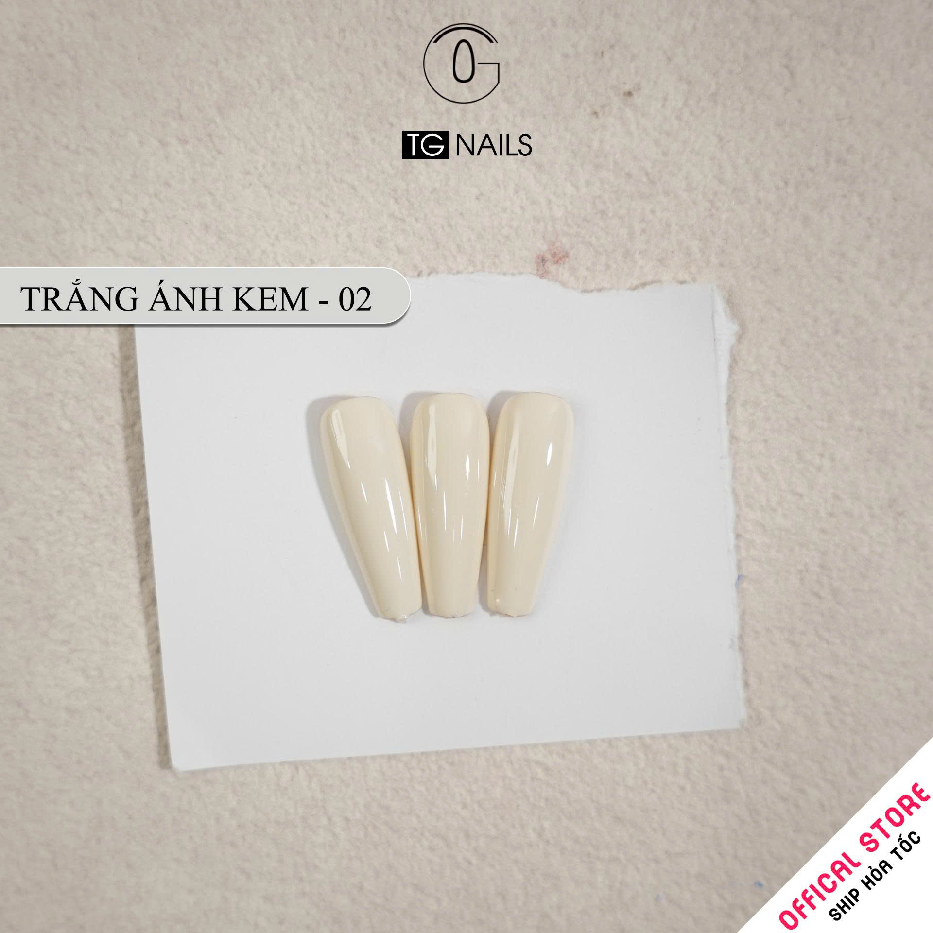 Sơn gel trắng TG cao cấp cọ tròn chai 15ml_thumbnail_3