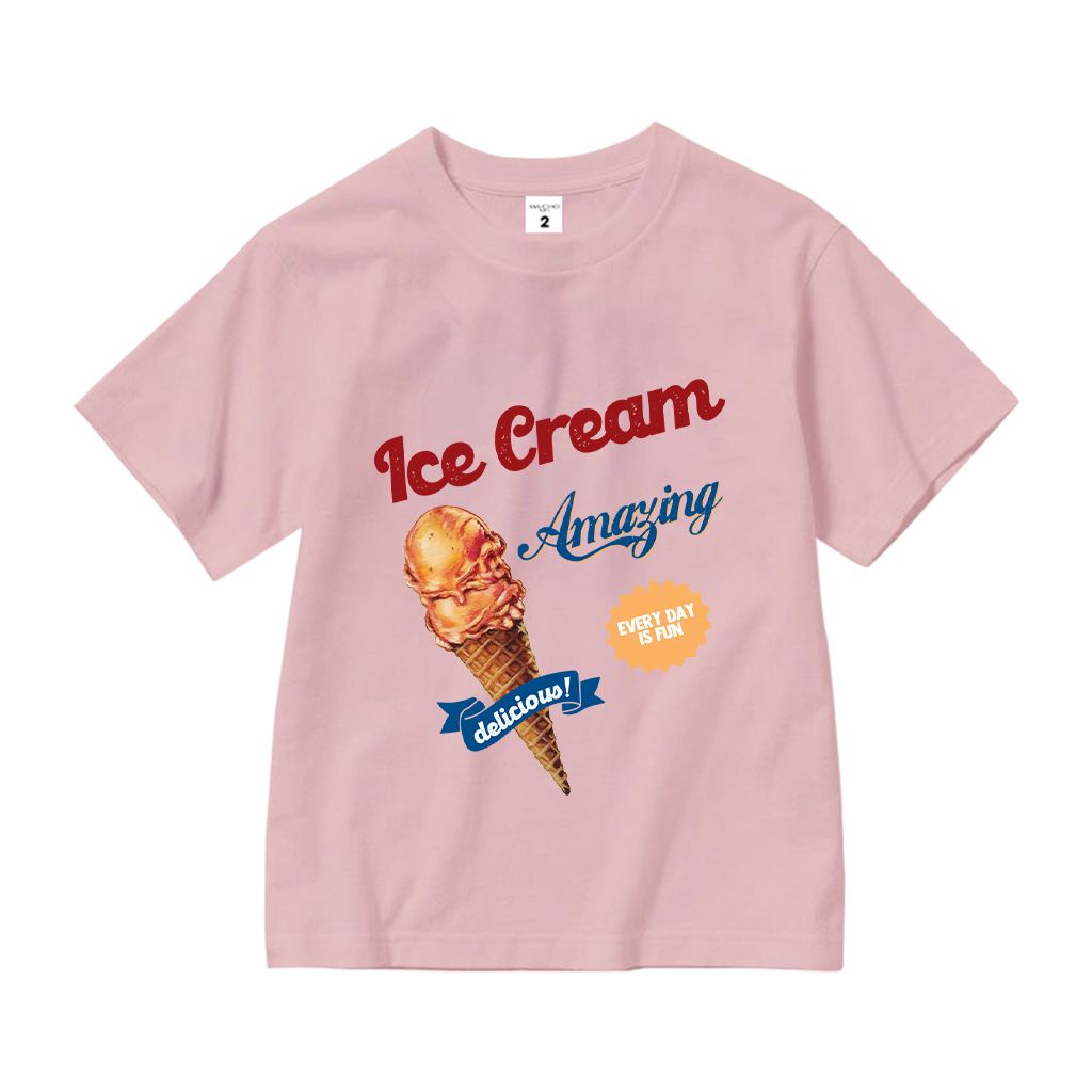 Áo thun cho bé Ice cream 2532 Miucho Kid chất vải cotton thoáng mát cho bé thoải mái cả ngày_thumbnail_7