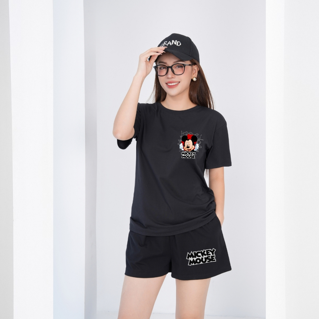 Đồ bộ nữ mặc nhà dáng rộng thời trang hè - Quần áo cộc nữ LOZA BP96_thumbnail_0