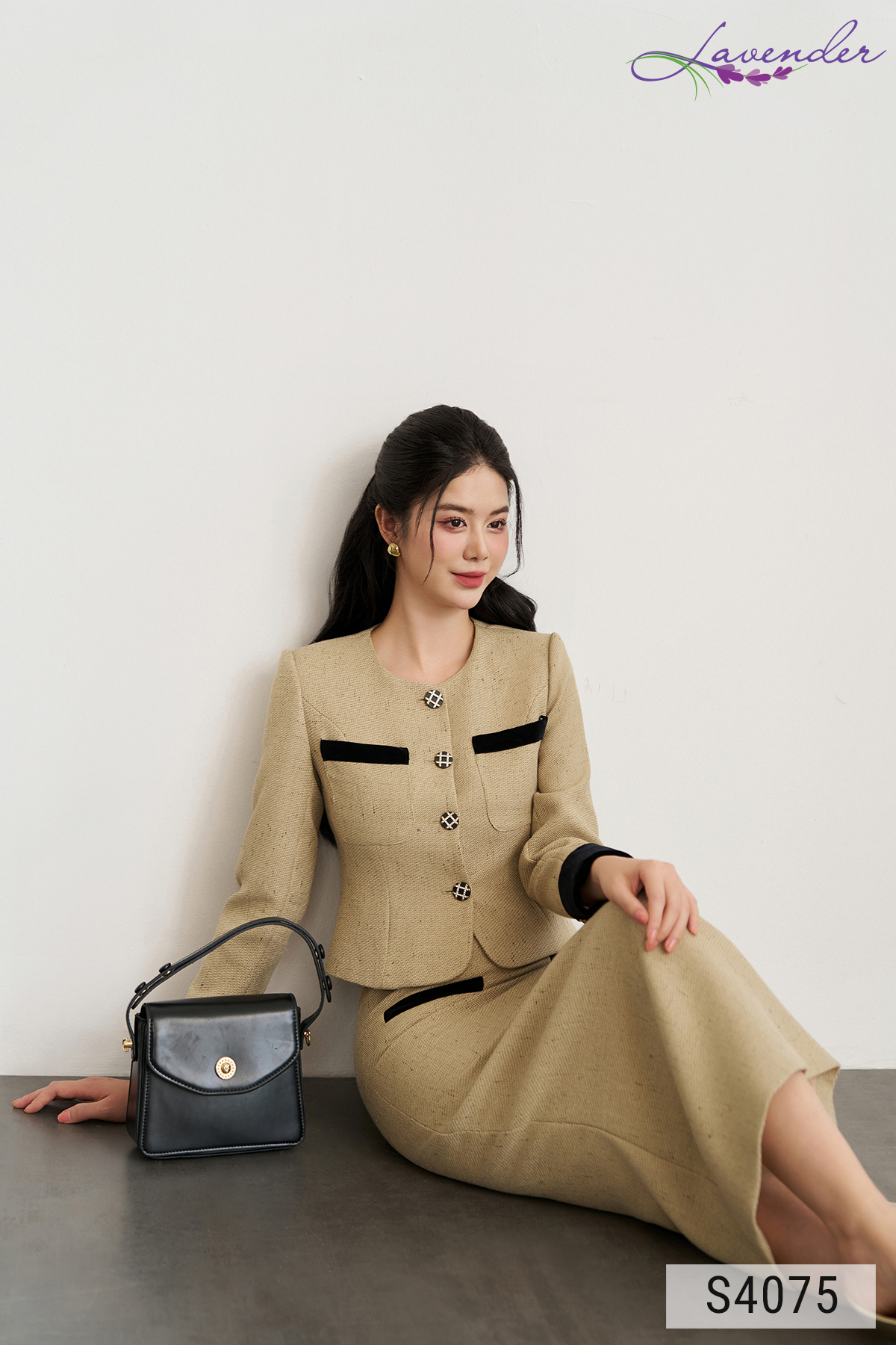 Set dạ tweed phối nhung đen S4075_thumbnail_1