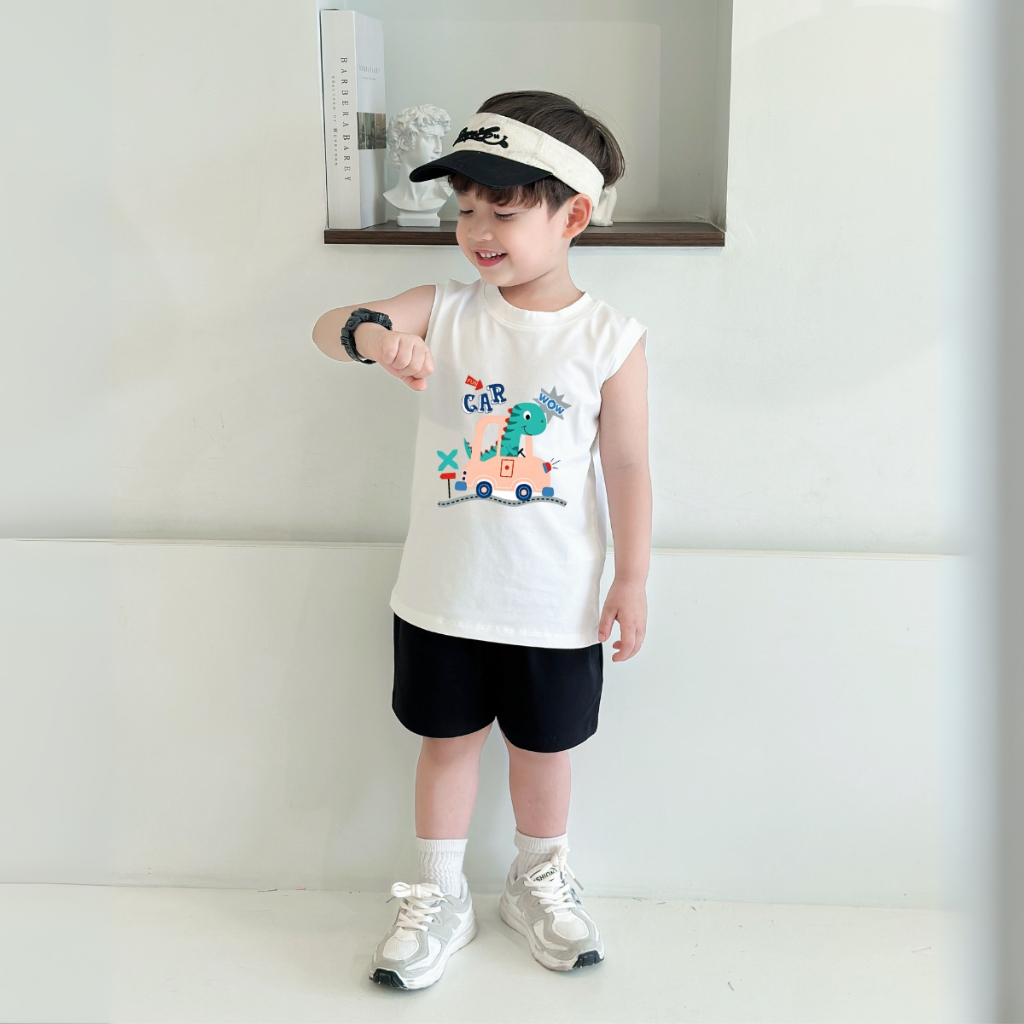 Bộ ba lỗ bé trai in hình nhiều mẫu -  Loza Kids G0298_thumbnail_8