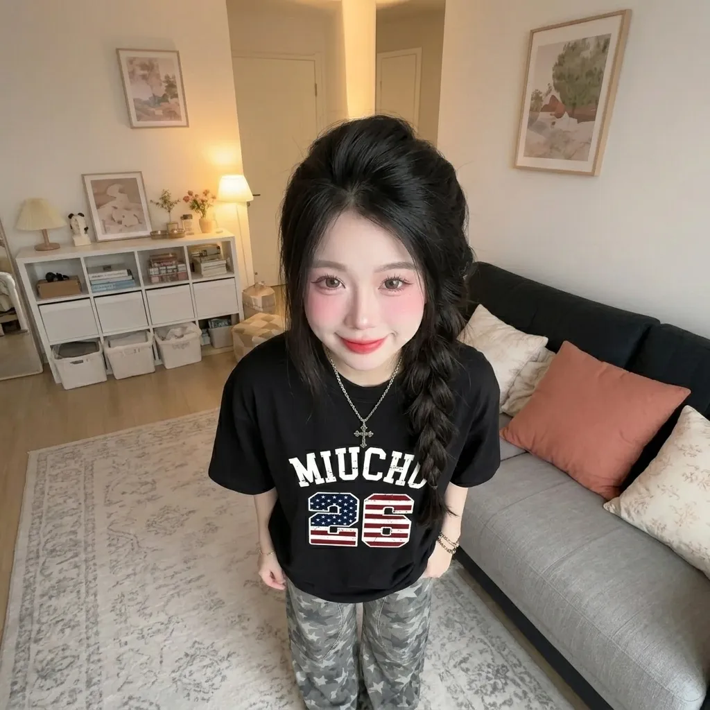 Áo thun boxy nam nữ tay ngắn cá tính Miucho 3480_thumbnail_6