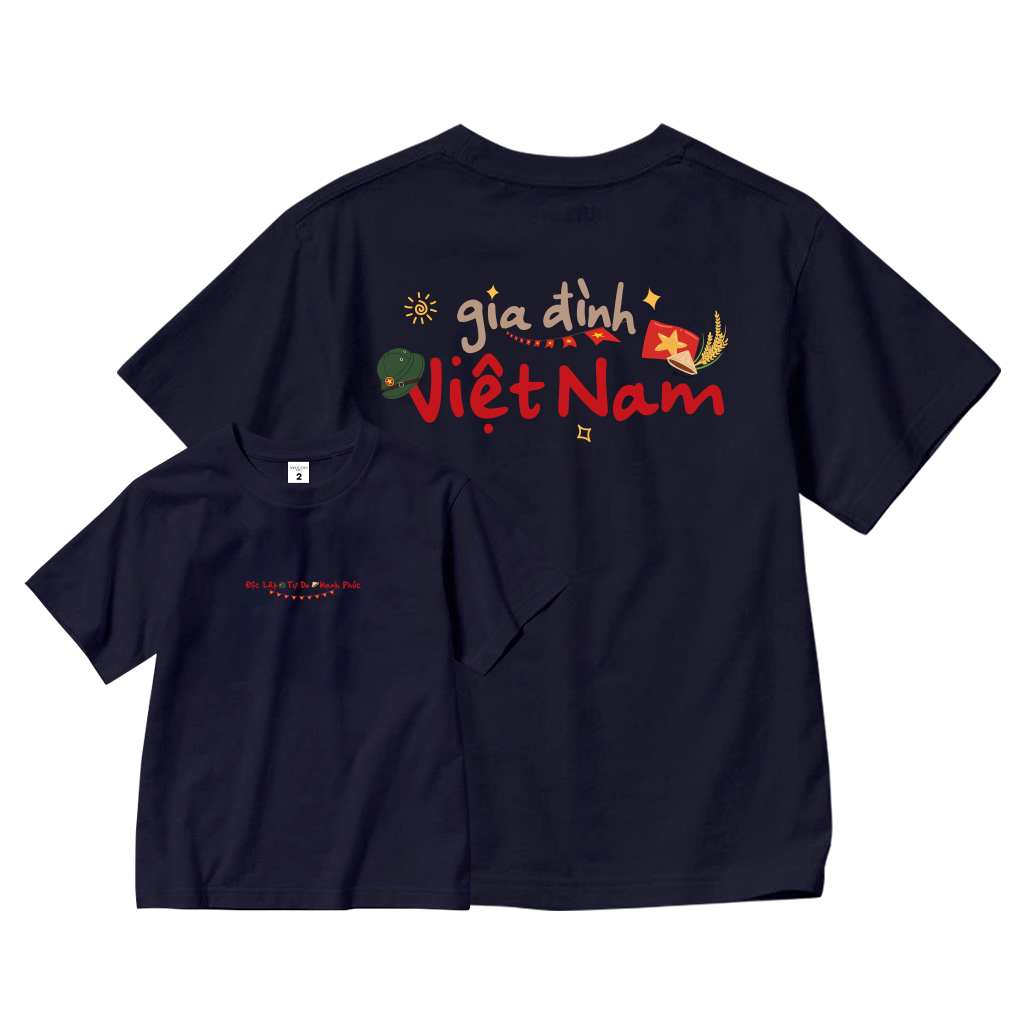 Áo thun kid gia đình Việt Nam 2513 Miucho Kid vải cotton thoáng mát tay ngắn cổ tròn in mix_thumbnail_8