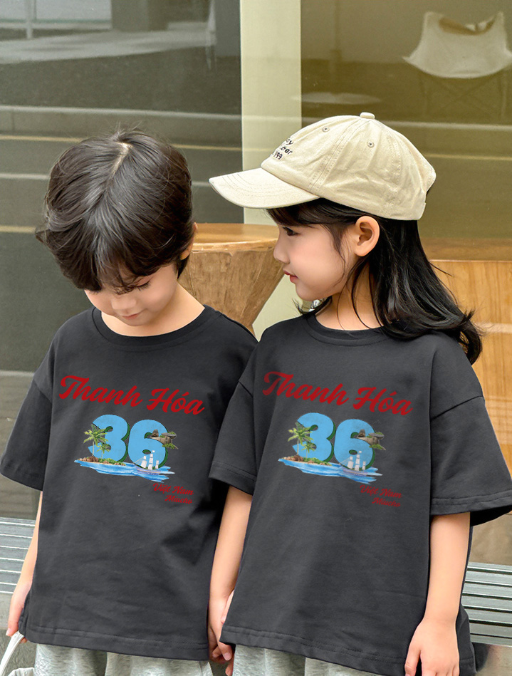 Áo thun du lịch Thanh Hóa cho bé form rộng thoáng mát AED1310 Miucho Kid in mix_thumbnail_6