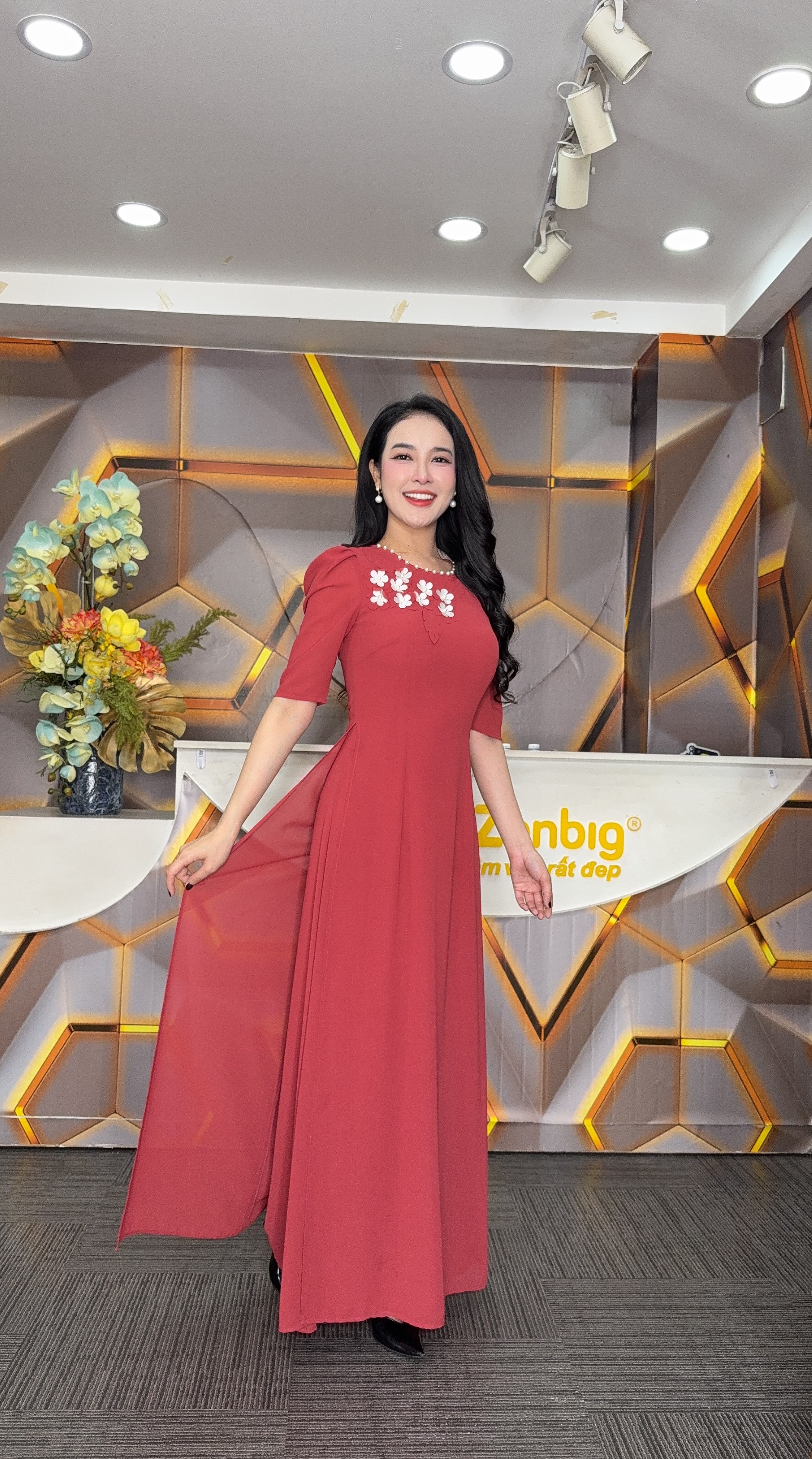 Đầm giả áo dài - Y1861 - Thương hiệu Zonbig_thumbnail_6