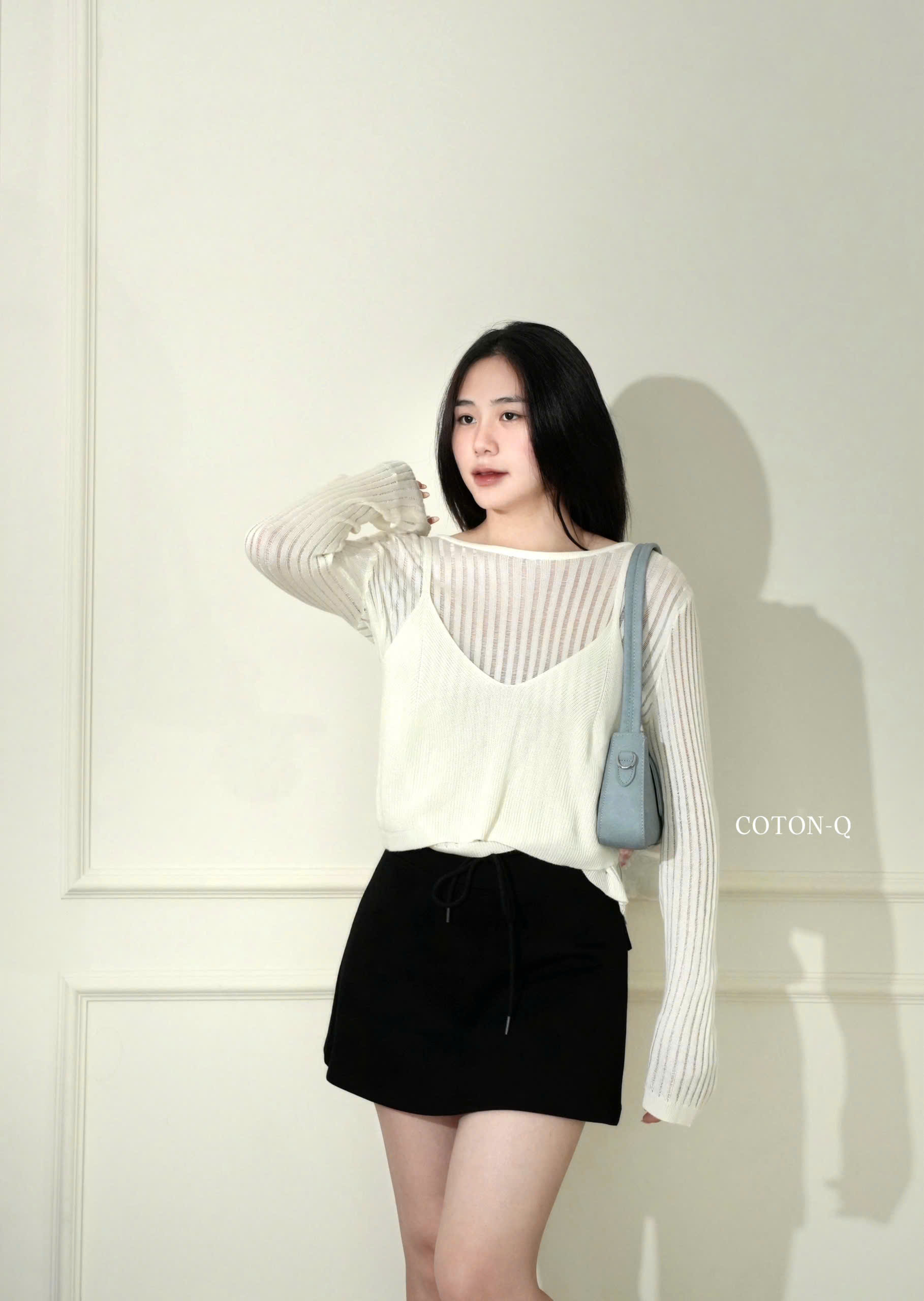 Chân váy thun umi phối túi ( XÁM )_thumbnail_13