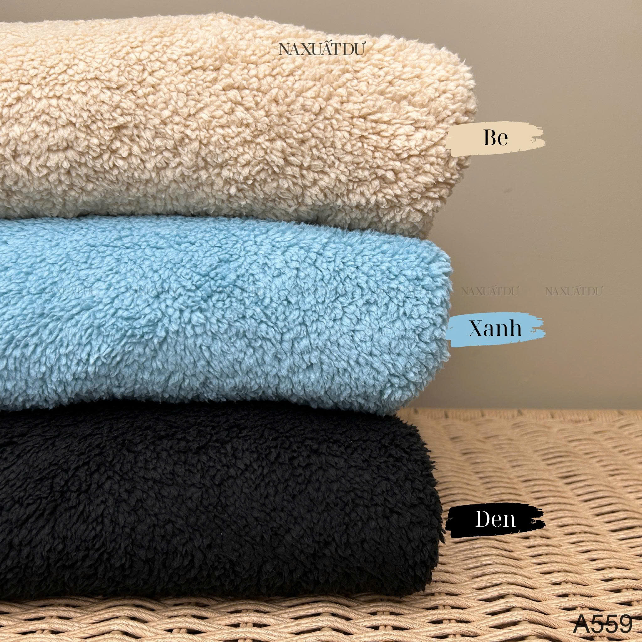 Set 2 Áo lông cổ có dây kéo unisex 