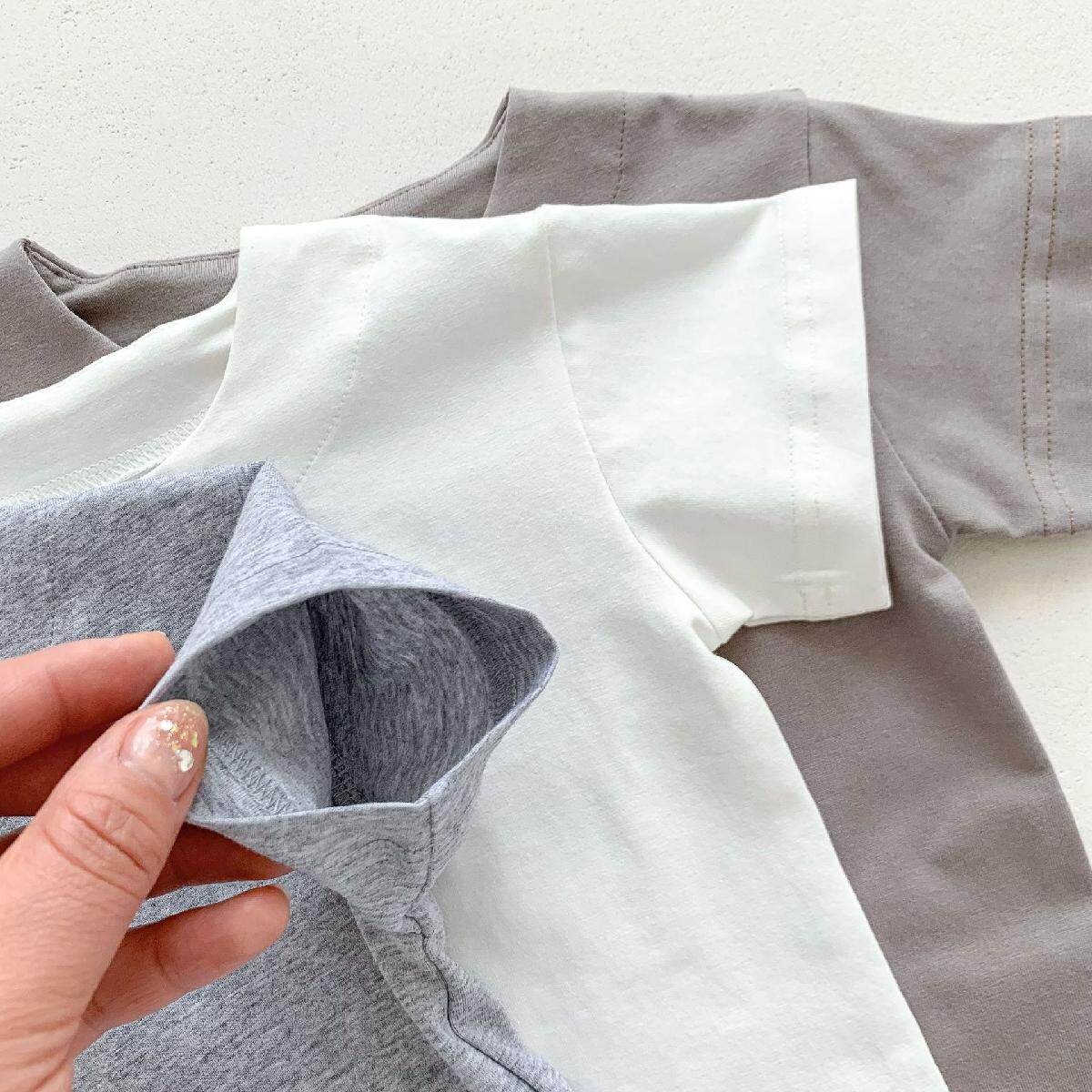 Áo thun cài nút cổ tròn Basic Cotton cho bé_thumbnail_5