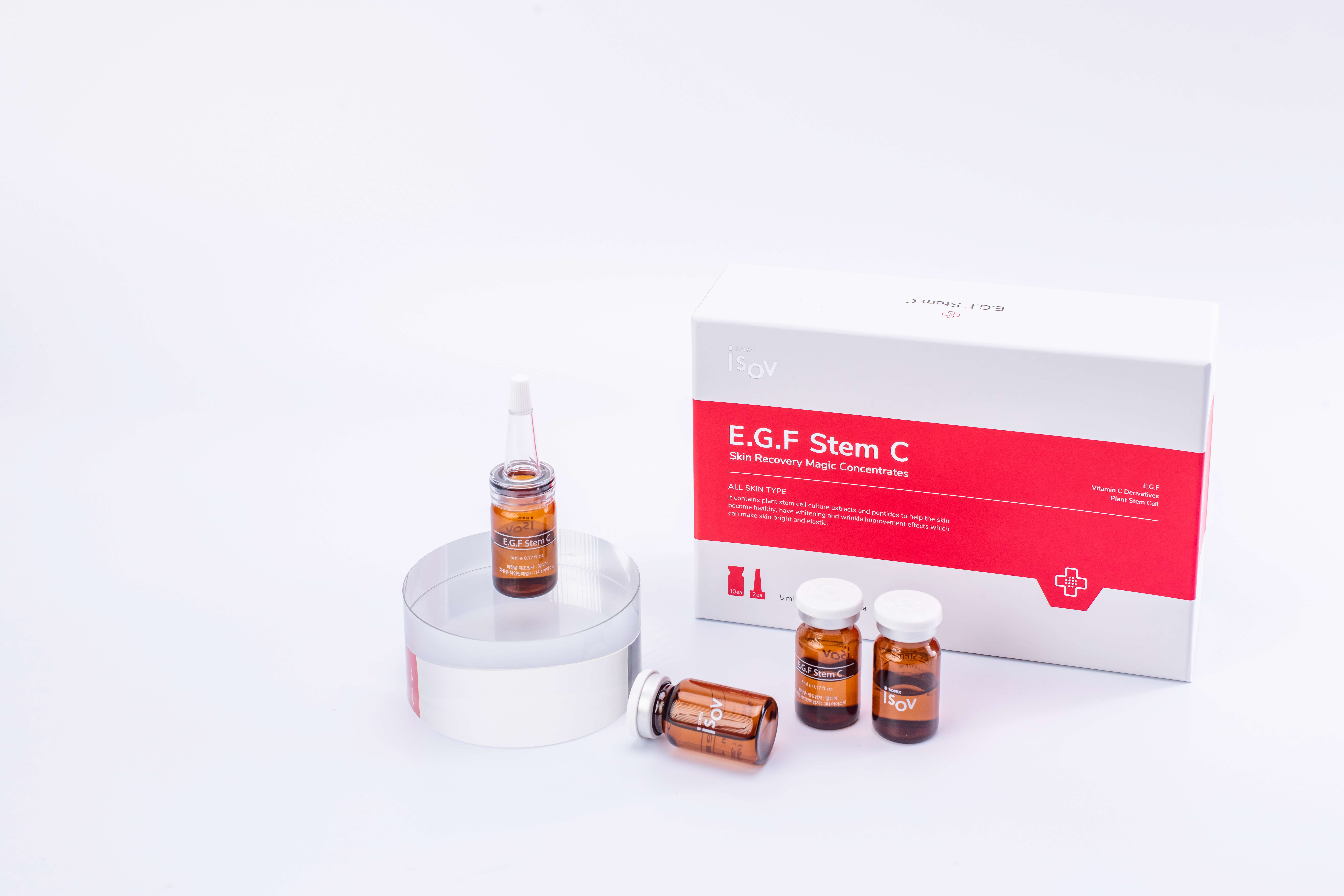 Tế bào gốc E.G.F Stem C 5ml ISOV - Tái tạo da, mờ thâm & giảm nám