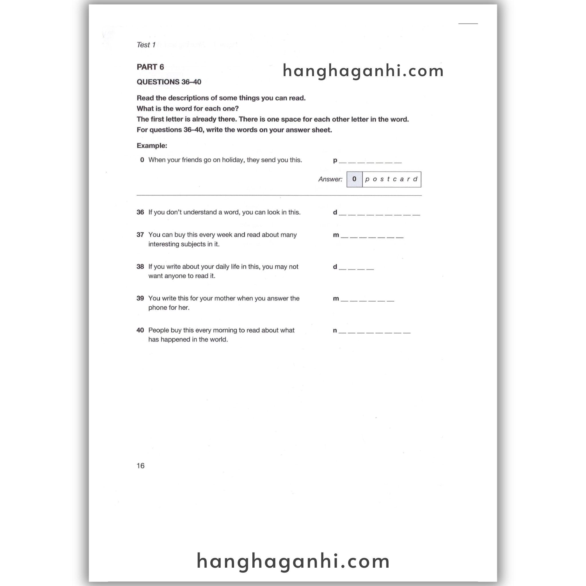 Sách Cambridge Key English Test (Ket) 4 With Answers_thumbnail_3