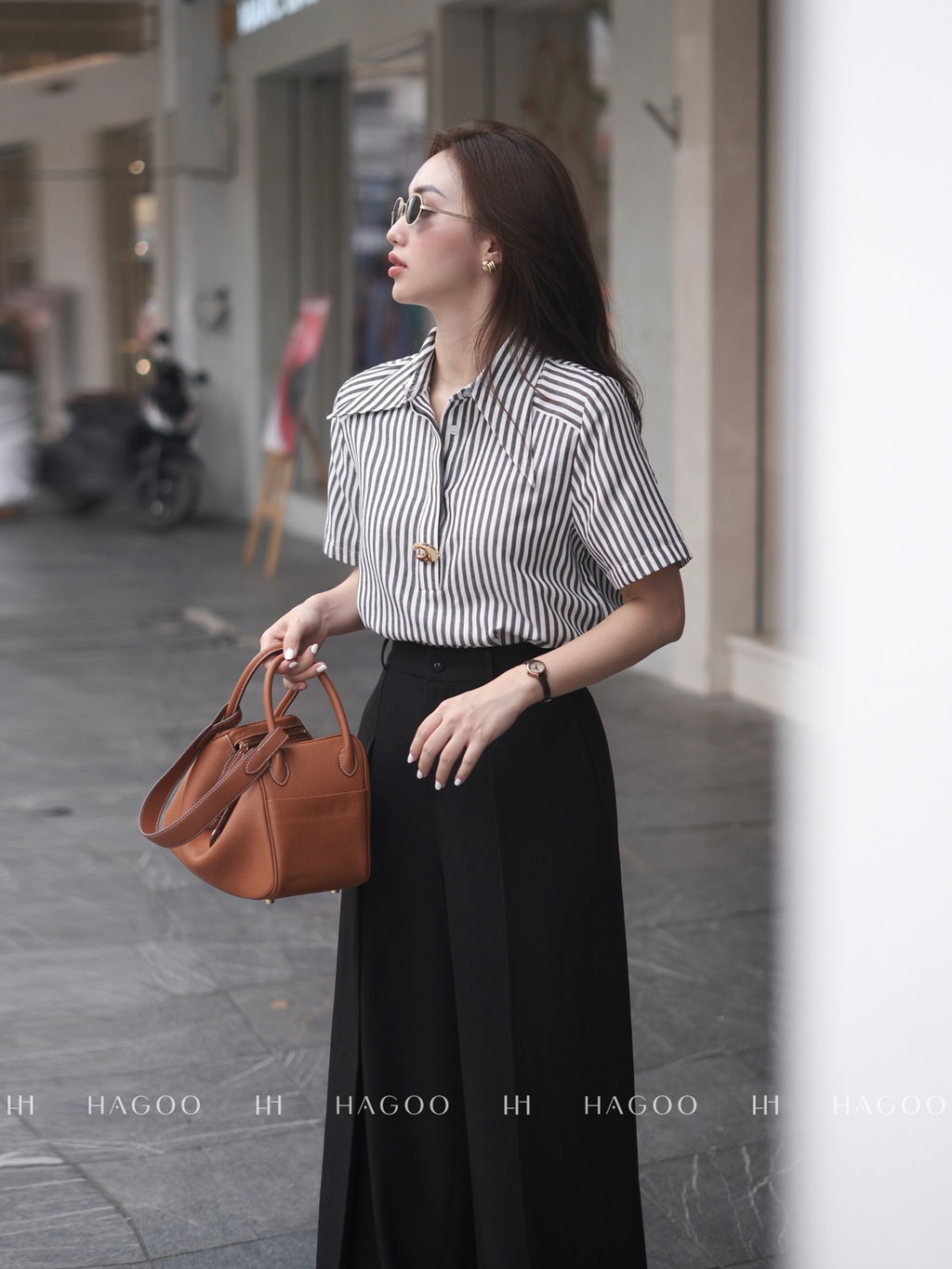 Áo sơ mi kẻ sọc bổ trụ cổ đức_thumbnail_2